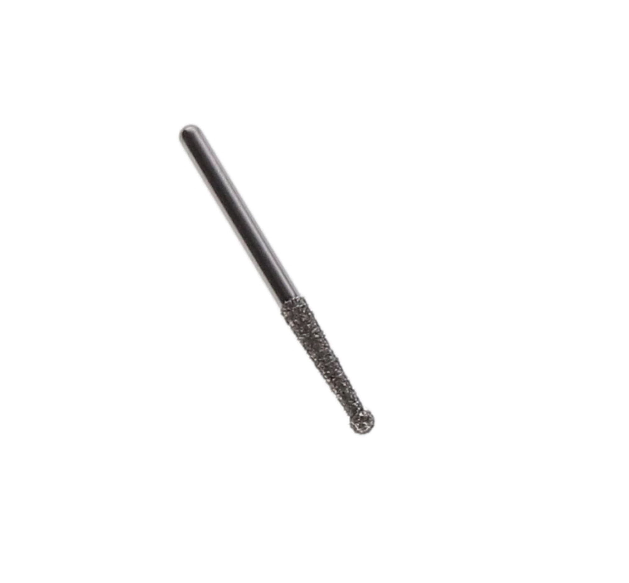 NTI Diamond Bur, FG, Round with Collar, #802L, 1.6 mm, Medium Grit, 5/Pk, M802L-016 thumbnail 4