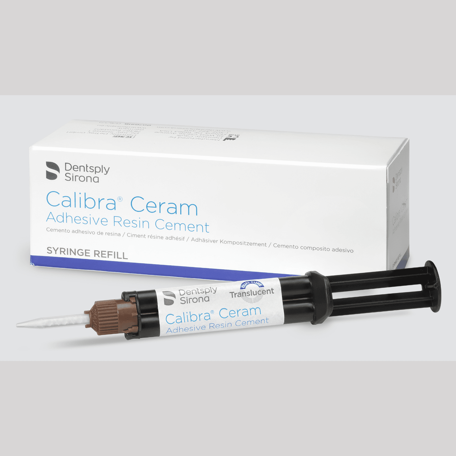 Calibra Ceram Dual-Cure Automix Adhesive Resin Cement Syringe Refill, Medium, 4.5 g, 1 Syringe + 10 Mixing Tips, 607192 thumbnail 8
