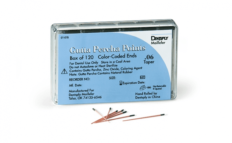 Dentsply Maillefer Gutta Percha Points, .04 Taper, Size #20, Yellow, 30mm, 120/Box (6 Vials of 20), 670949 thumbnail 6