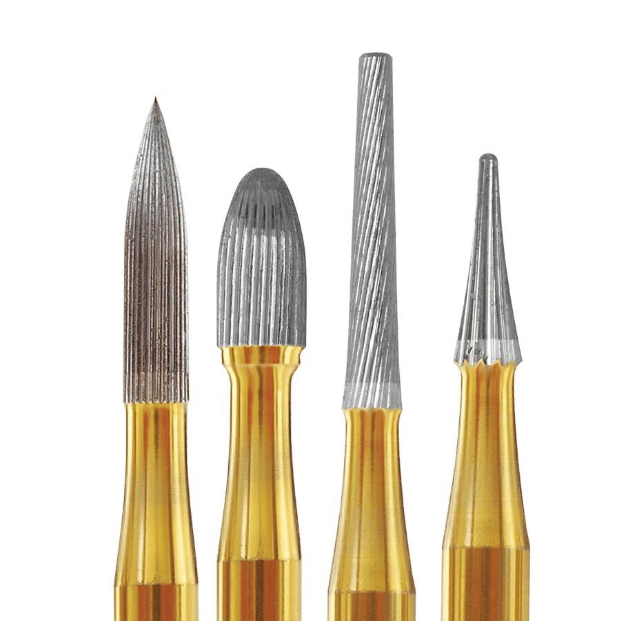 Midwest Trimming and Finishing Carbide Burs, FG, 12-Blade, Taper Flat End X-Long, 1.0 mm, # 7642, 2/Pk - Midwest Trimming and Finishing Carbide Burs, FG, 12-Blade, Taper Flat End X-Long, 1.0 mm, # 7642, 2/Pk - Image 1