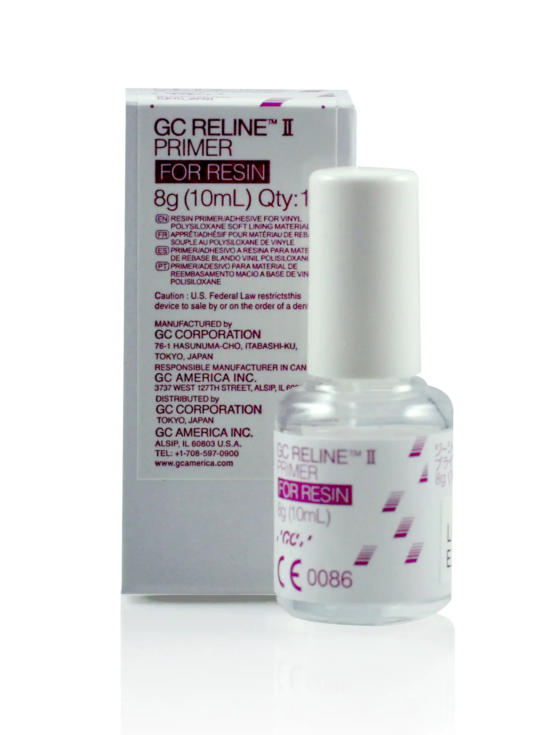 GC Reline II Primer for Resin, 10 ml Bottle, 1/Pk, 010272 thumbnail 8