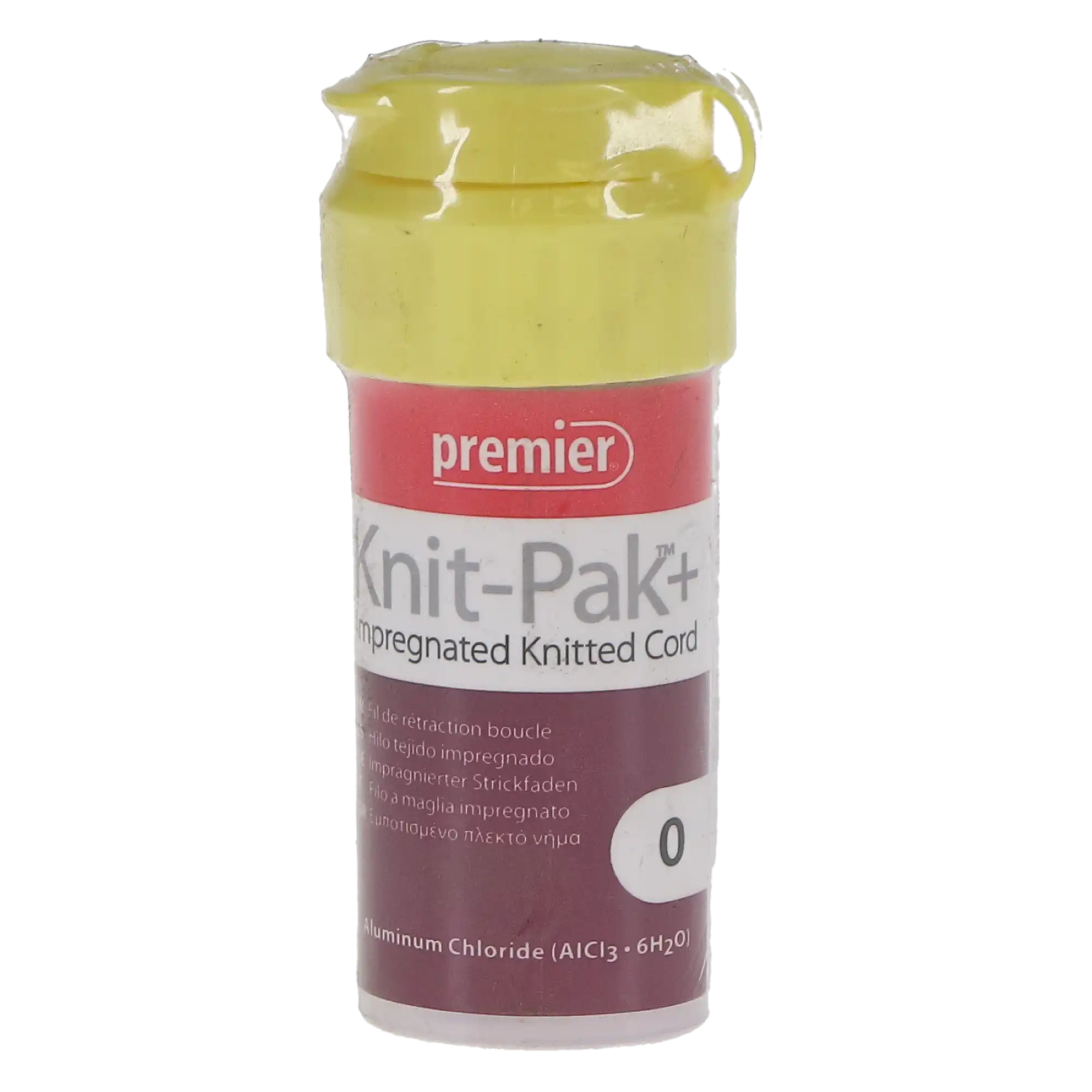 Premier Knit-Pak+ Impregnated Knitted Retraction Cord, Aluminum Chloride, Size #0, Purple, 100", 1/Pk, 9007563 thumbnail 6