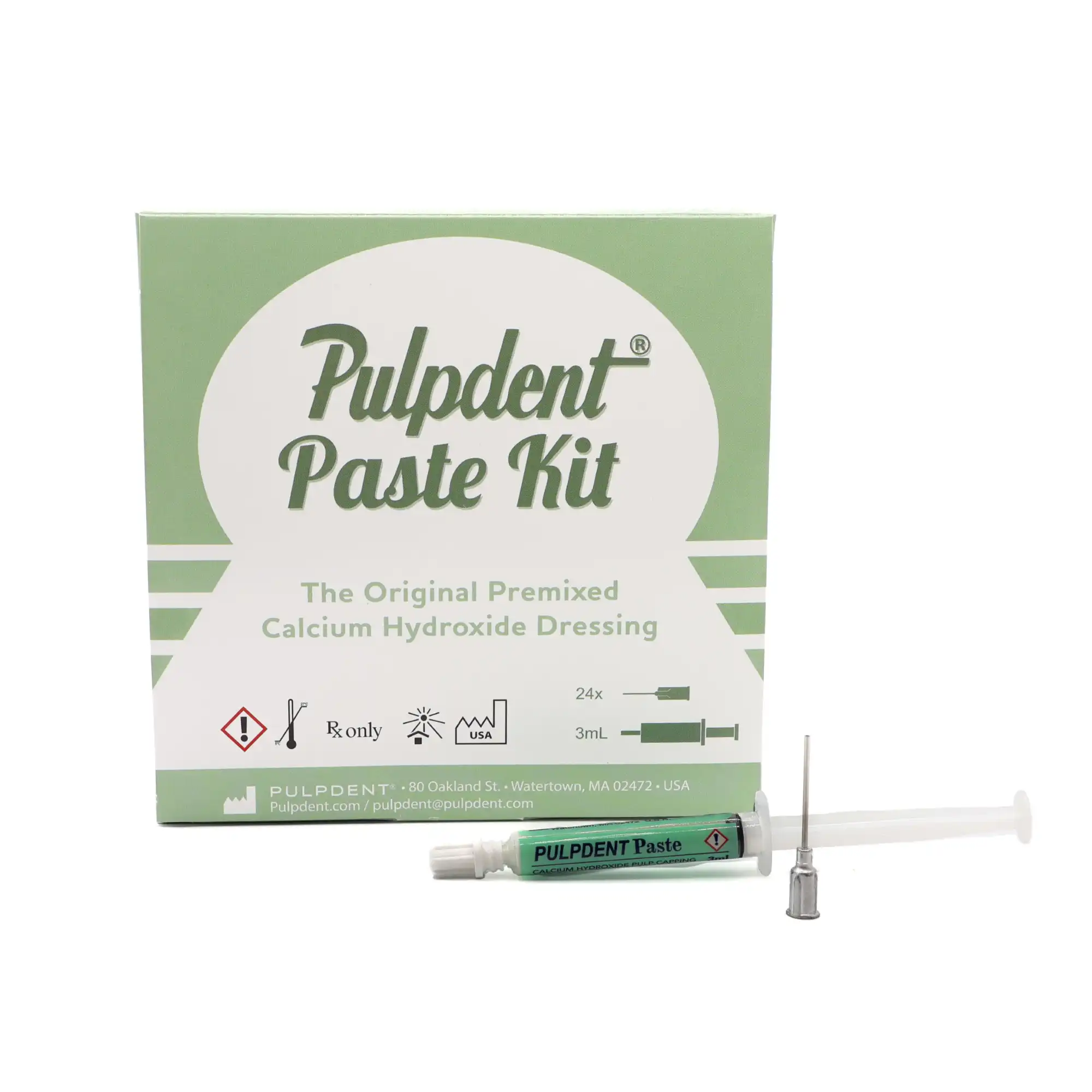 Pulpdent Paste Pulp Capping Syringe Kit, 3 mL Syringe + 24 Sterile 18-Gauge Blunt Needles, PSYK thumbnail 7