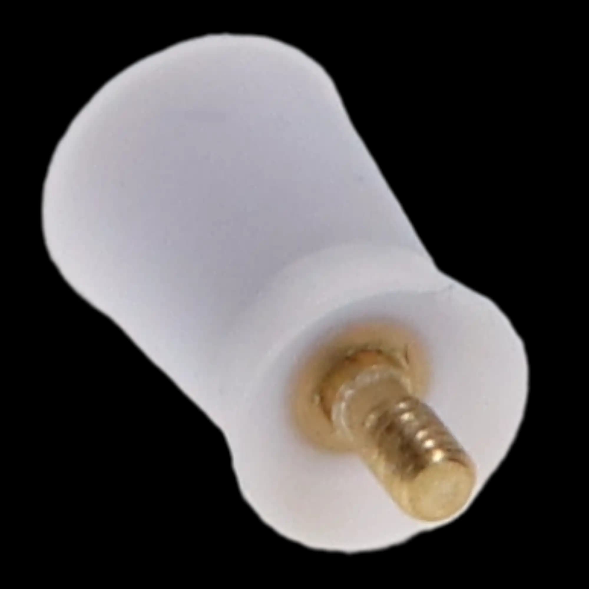 Dream Disposable Prophy Cups, Silicone Soft, Screw Type, Webbed, White, 144/Pk, DPCSC thumbnail 2