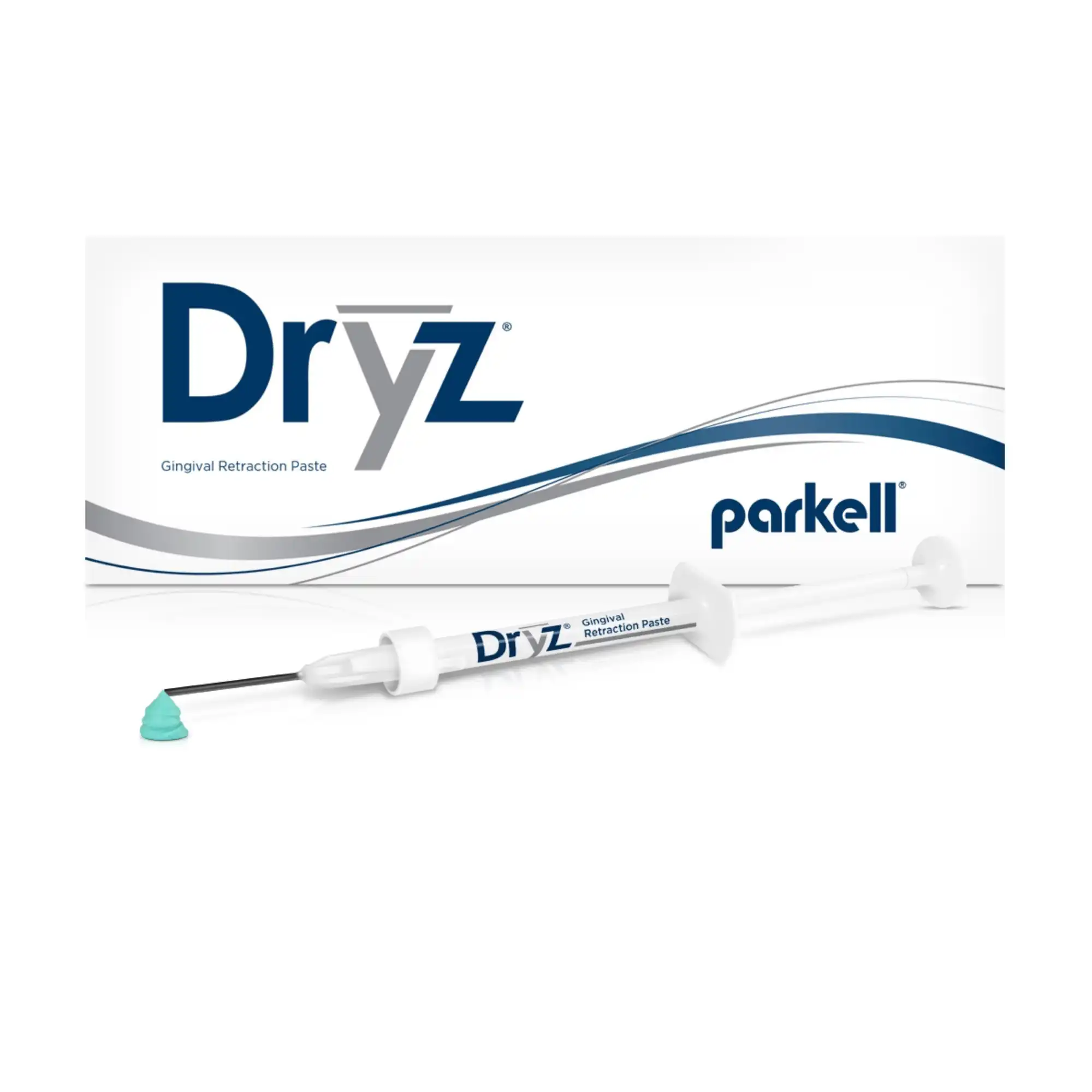 Parkell Dryz Blu Hemostatic Retraction Paste Syringe, 0.5 mL (0.85 g), 7 Syringes with 15 Applicator Tips, S190 thumbnail 2
