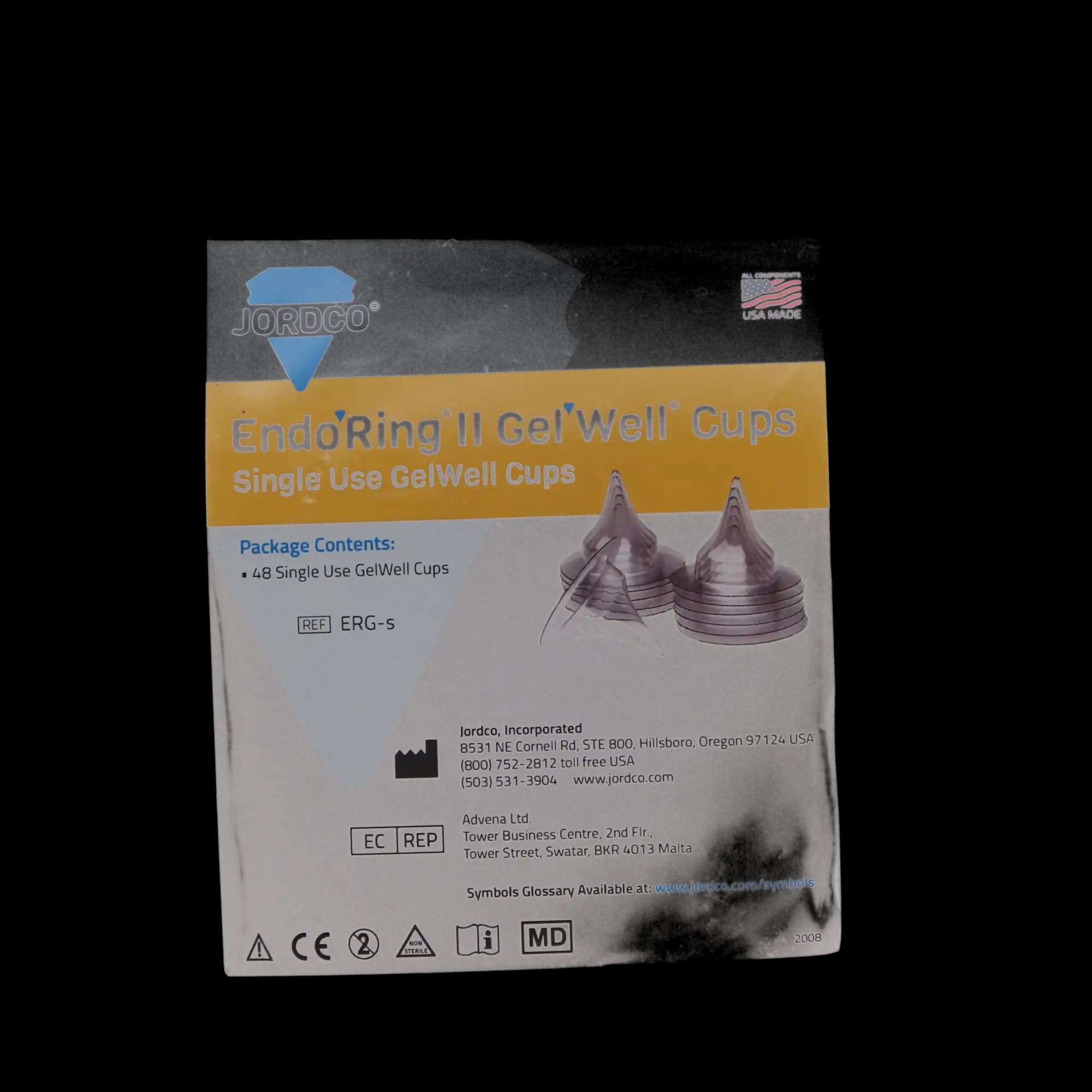 Jordco EndoRing II GelWell Cups, Single-Use, 0.65 mL, 48/Pkg, ERG-S thumbnail 4