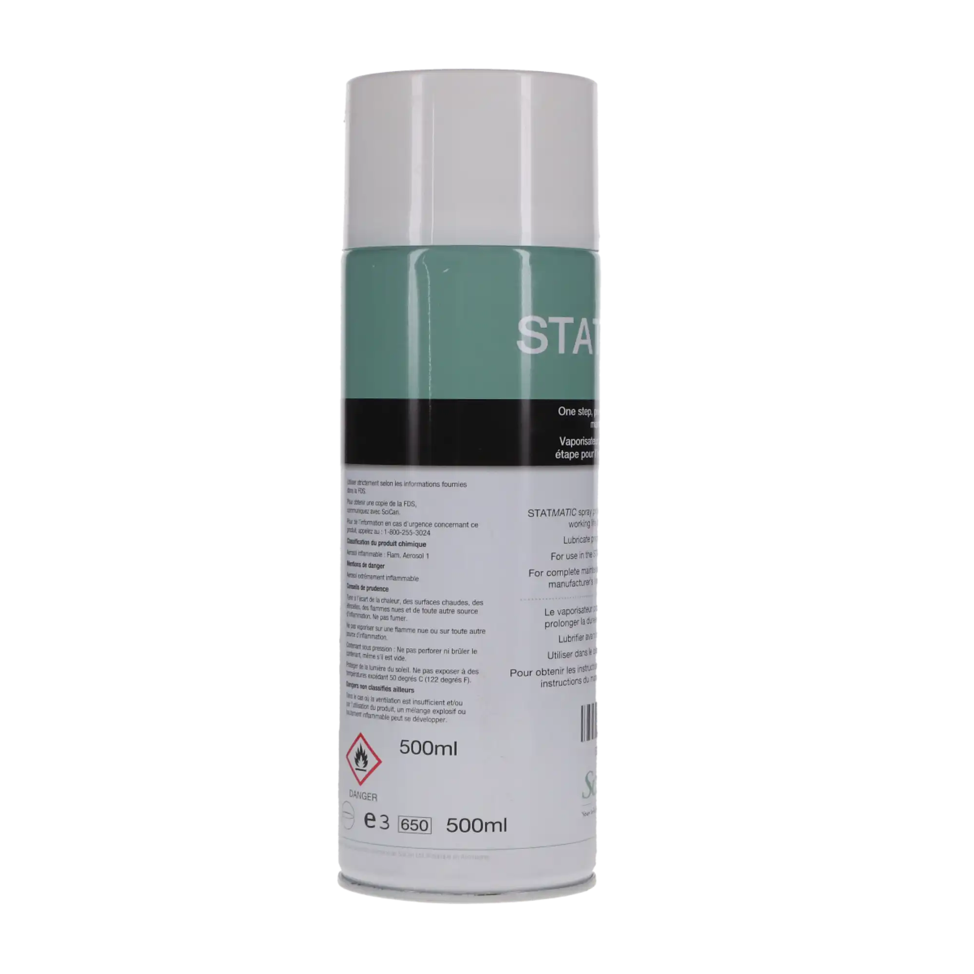 Statmatic Cleaning & Lubricating Spray for Handpiece Maintenance Units, 500 mL Can, STM500-6NA thumbnail 4