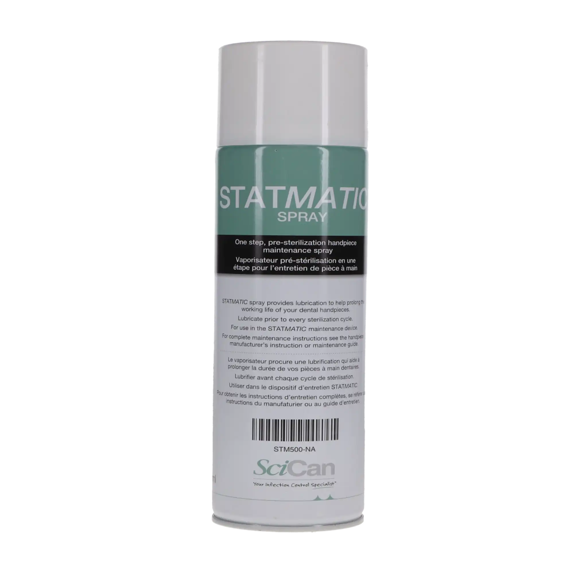 Statmatic Cleaning & Lubricating Spray for Handpiece Maintenance Units, 500 mL Can, STM500-6NA thumbnail 6