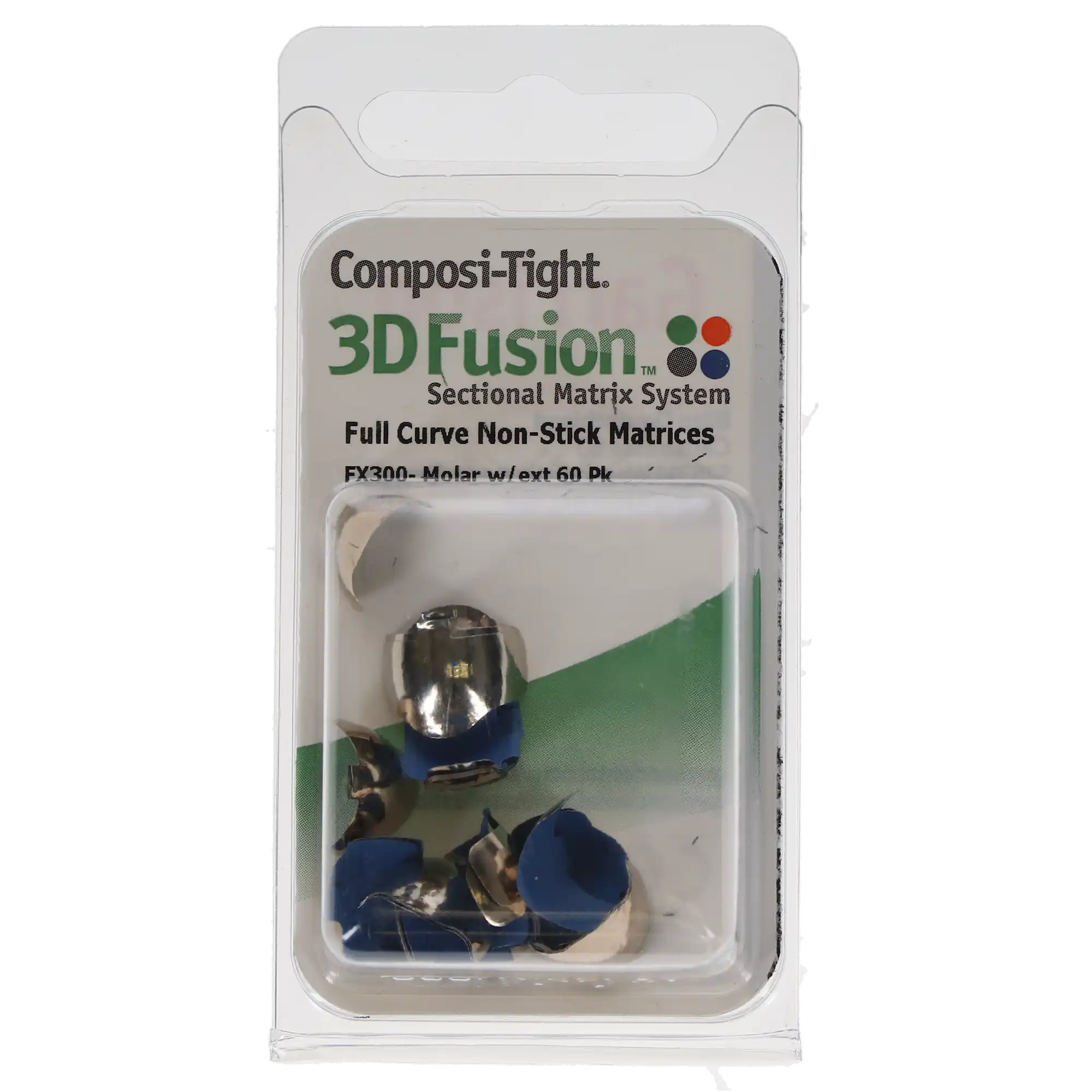 Composi-Tight 3D Fusion Full Curve Molar Matrices with Extension, Blue, 6.0 mm, 60/Pk, FX300 thumbnail 8