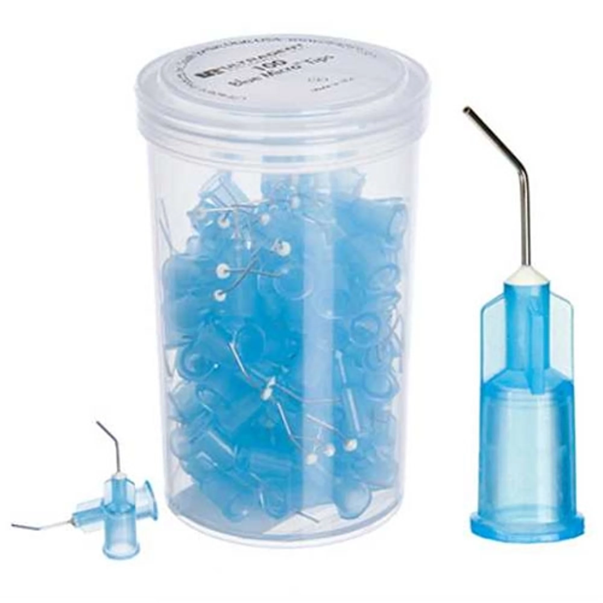 Ultradent Blue Micro Tip, 25 Gauge, Blue, 100/Pk, 127 - Blue Micro Tip, 25 Ga, Blue, 100/Pk, 127 - Image 1