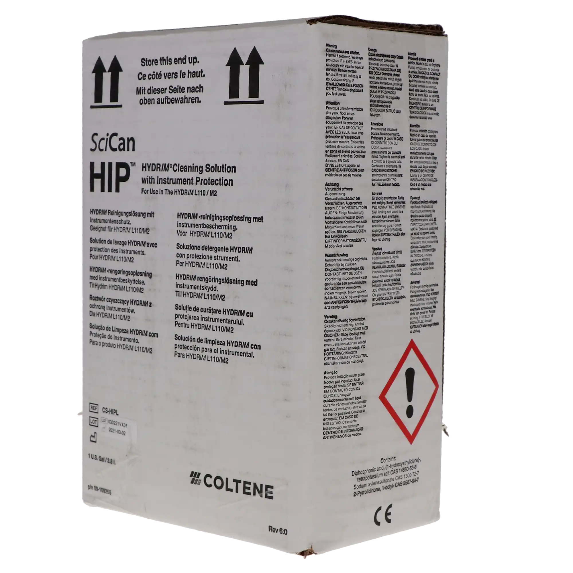 SciCan HIP Hydrim Cleaning Solution, 3.8 L, 2/Case, CS-HIPL thumbnail 8