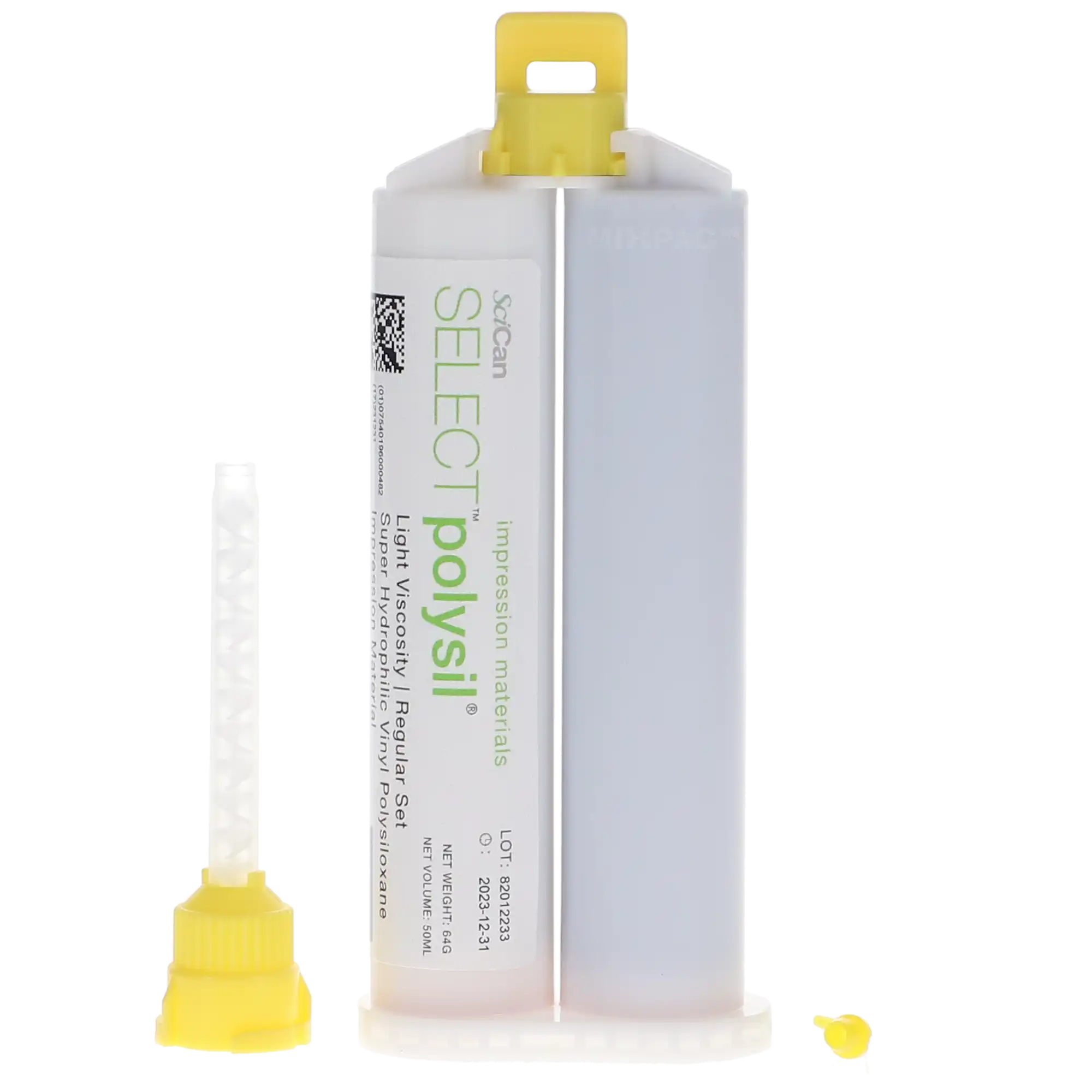 Polysil SH VPS Impression Material, Light Body, Regular Set, 50 ml Cartridges, Purple, 2/Pk, SH-101 thumbnail 5