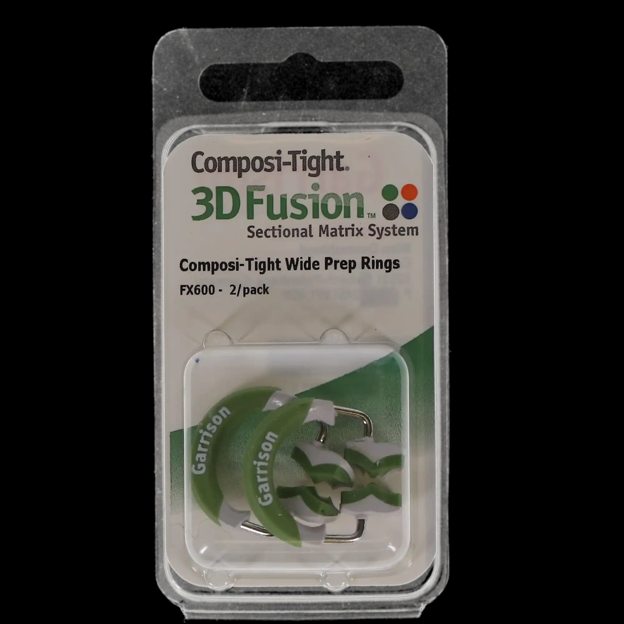 Composi-Tight 3D Fusion Short Wide Prep Ring Refill, Green, 2/Pk, FX600 thumbnail 4