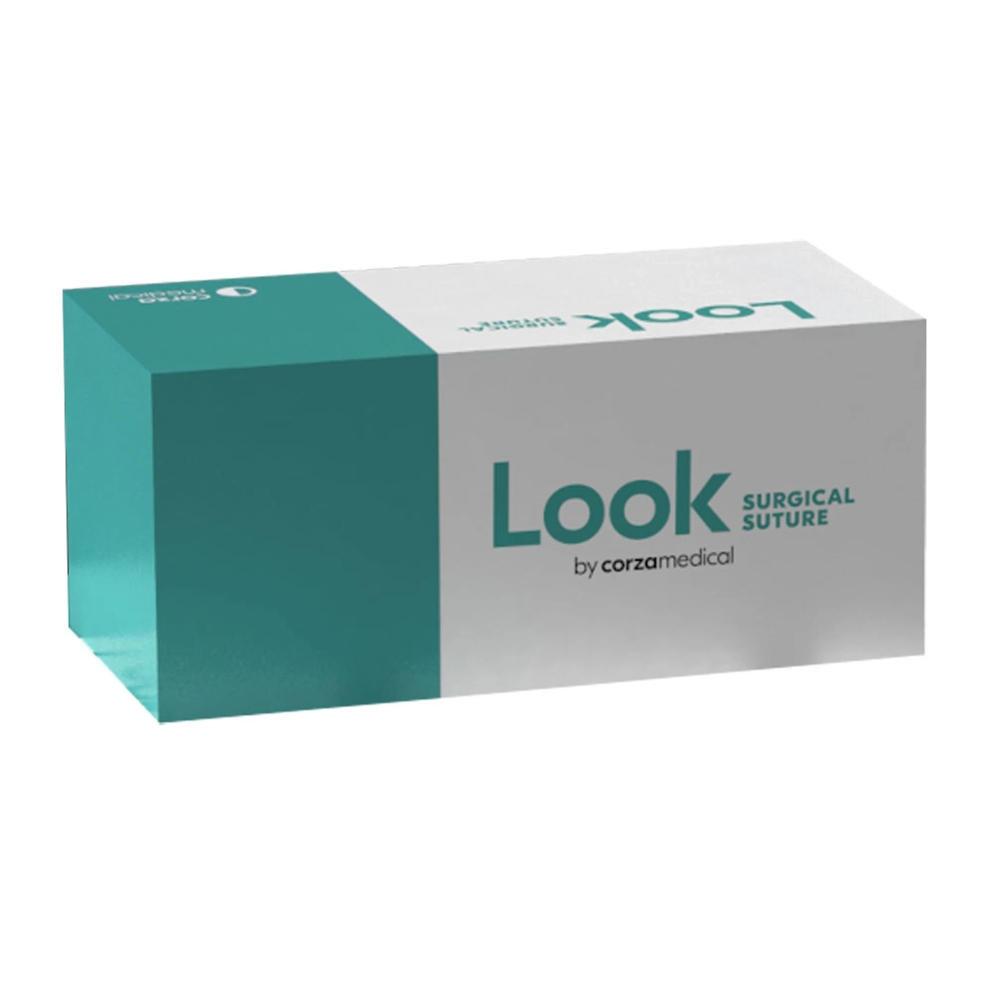 Look 776B Silk Suture, Black Braided, 4-0, 18" (45 cm), C7 Reverse Cutting Needle (3/8 Circle, 24 mm), Non-Sterile, 12/Box thumbnail 2