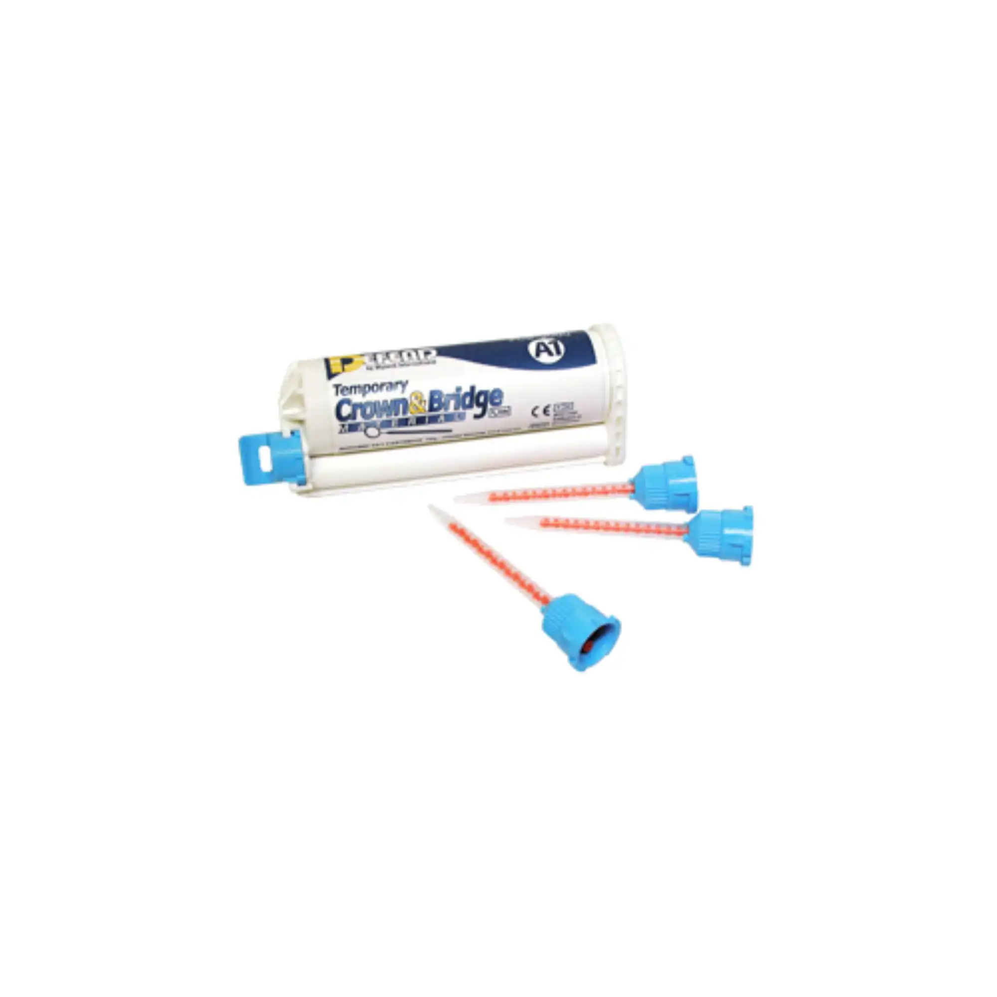 Defend Temporary Crown & Bridge Material, Bis-Acryl Composite, Shade B1, 76 g (50 mL) 10:1 Cartridge with 10 T-Mixer Tips, CB9003 - Temporary Crown & Bridge Material, 76 g, B1, 1/Pk, CB9003 - Image 1