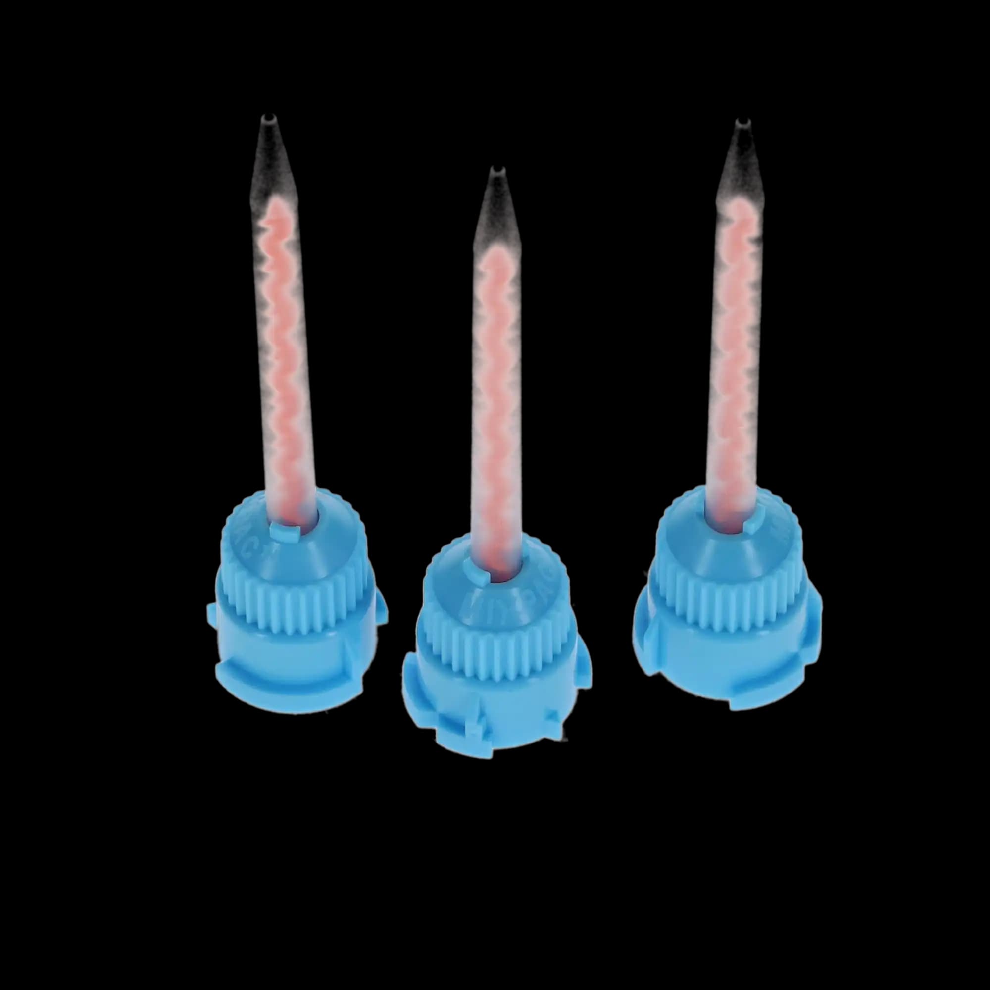 Defend T-Mix Mixing Tips, Crown & Bridge, 10:1/4:1, Blue/Orange, Short, 25/Pk, VP8108T thumbnail 3