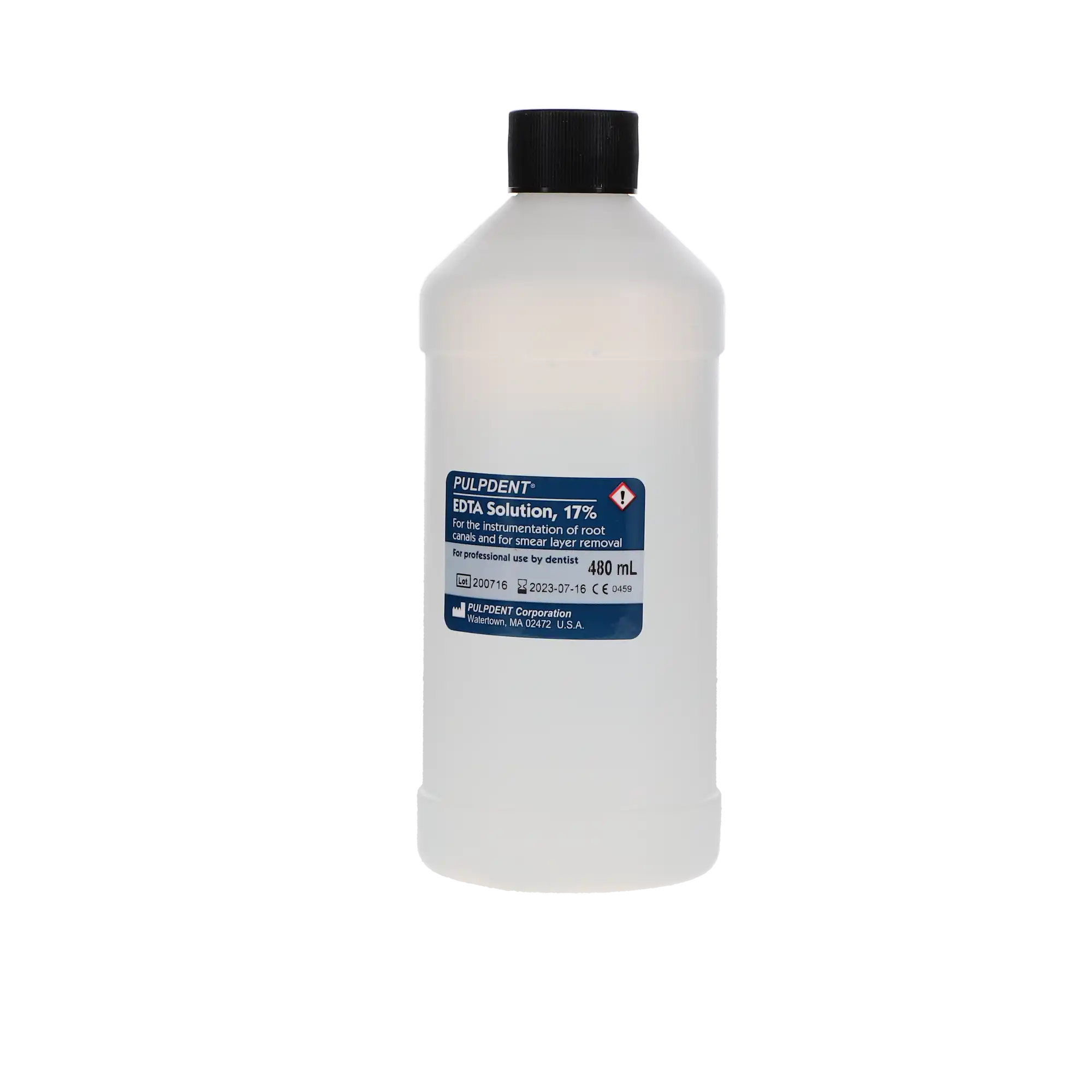 Pulpdent EDTA Solution 17%, 480 mL (16 oz) Bottle, EDTA-480 thumbnail 7