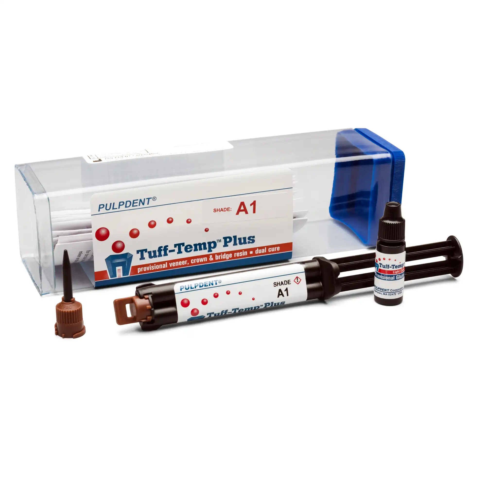 Pulpdent Tuff-Temp Plus Automix Syringe Kit, Shade A1, 5 mL, TTP5A1 thumbnail 2