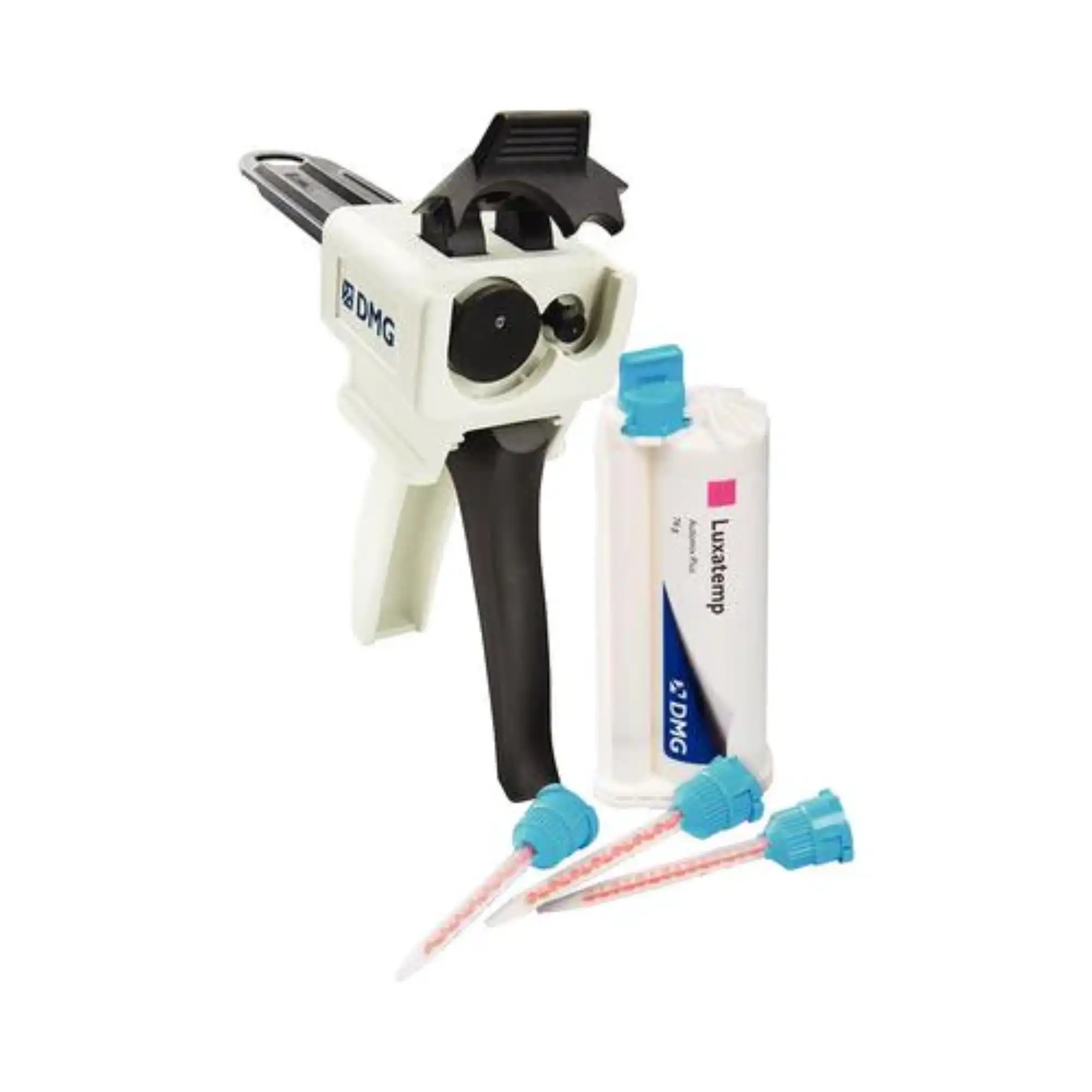 Luxatemp Automix Plus Temporary Crown & Bridge Material, Intro Kit, Shade A2, 76 g Cartridge, 15 Automix Tips, Type 50 Gun, 1 Kit, 110400 thumbnail 4