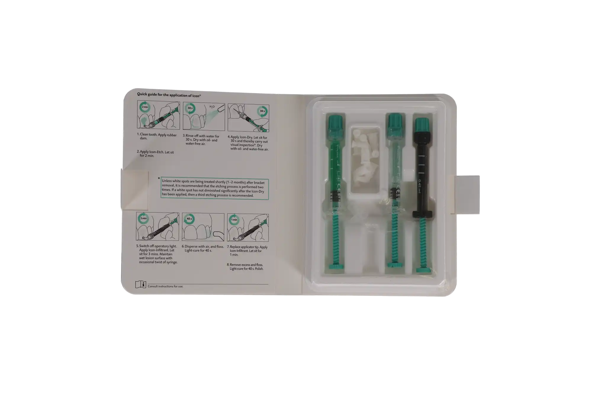 DMG Icon Smooth Surface Mini Kit, Caries Infiltrant, 2 Patient Packs, 220402 thumbnail 12