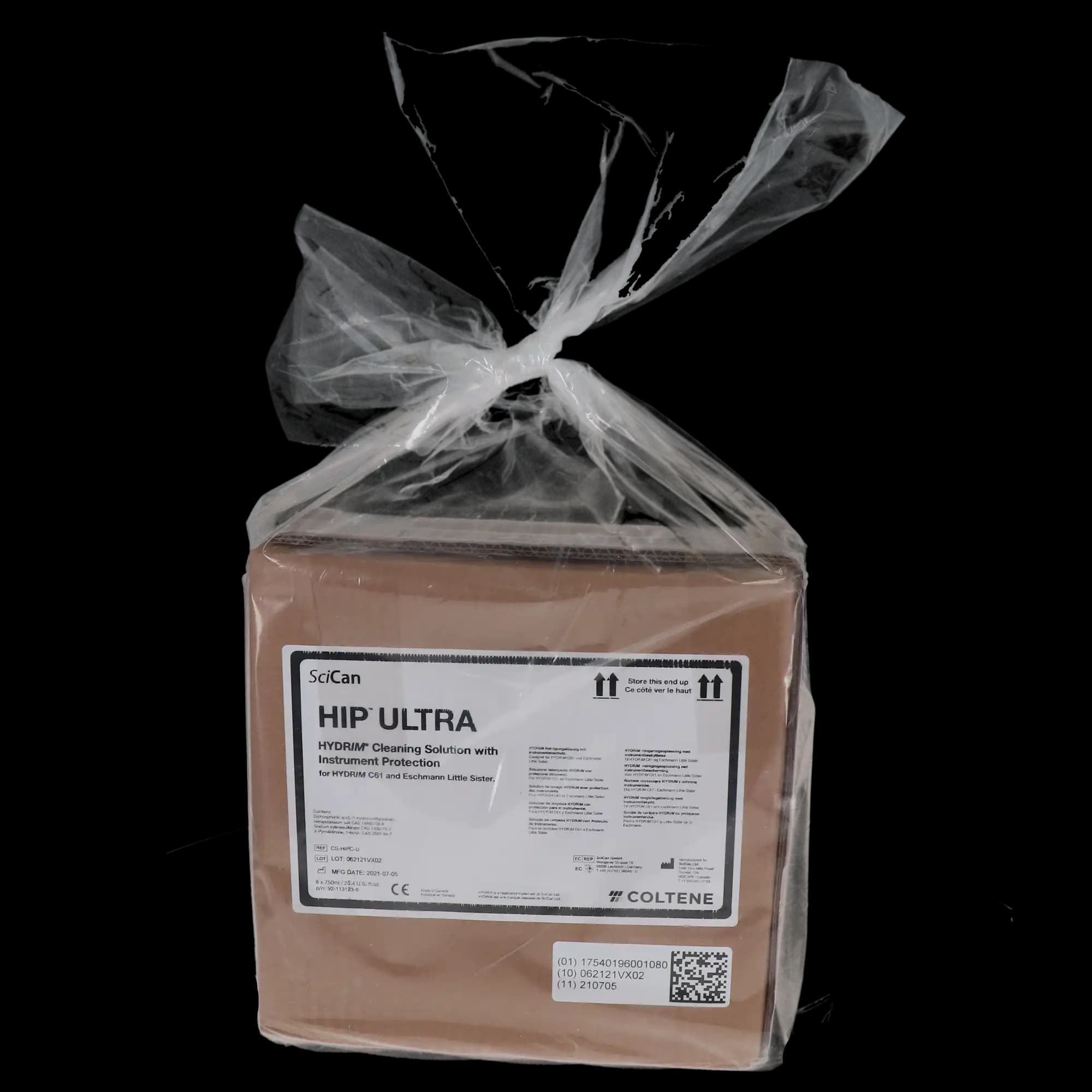 HIP Ultra HYDRIM Cleaning Solution with Instrument Protection, 750 mL Pouches, 8/Case, CS-HIPC-U thumbnail 6