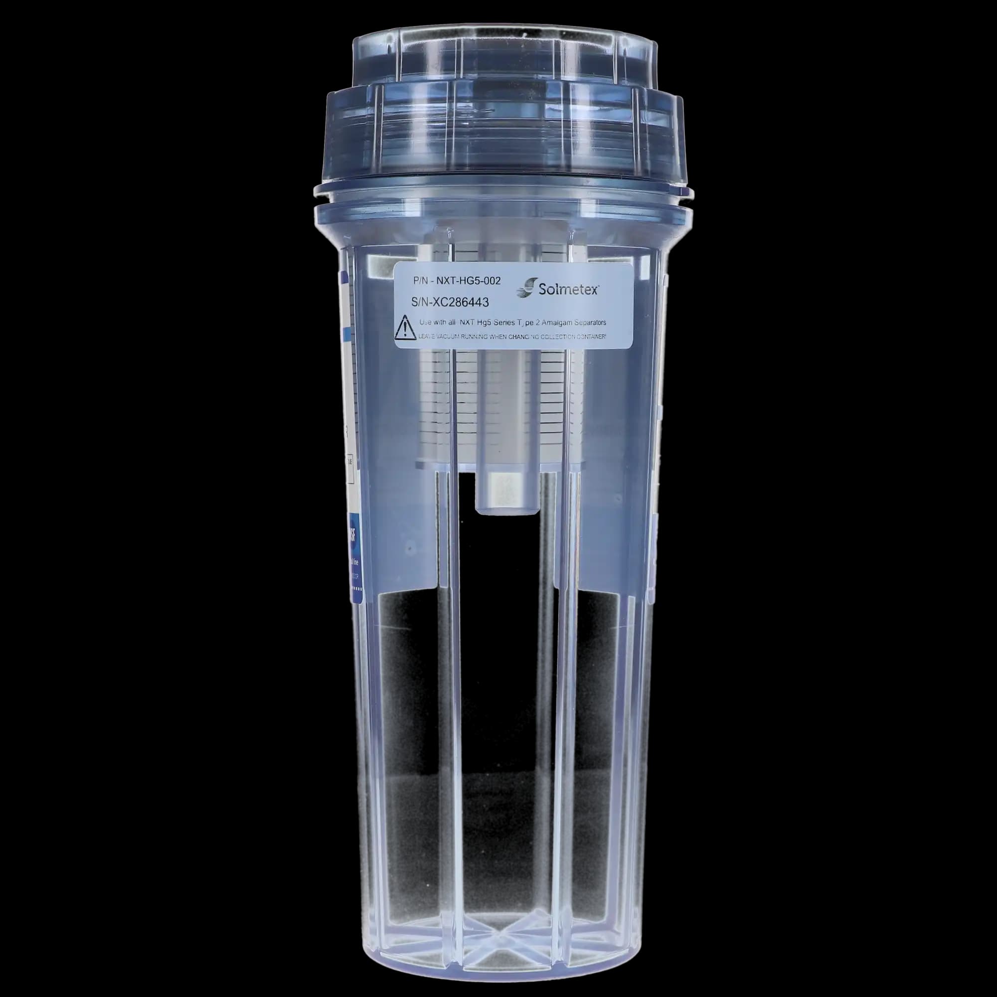 Solmetex NXT Hg5 Collection Container with Recycle Kit, NXT-HG5-002CR, 1/Pack thumbnail 2