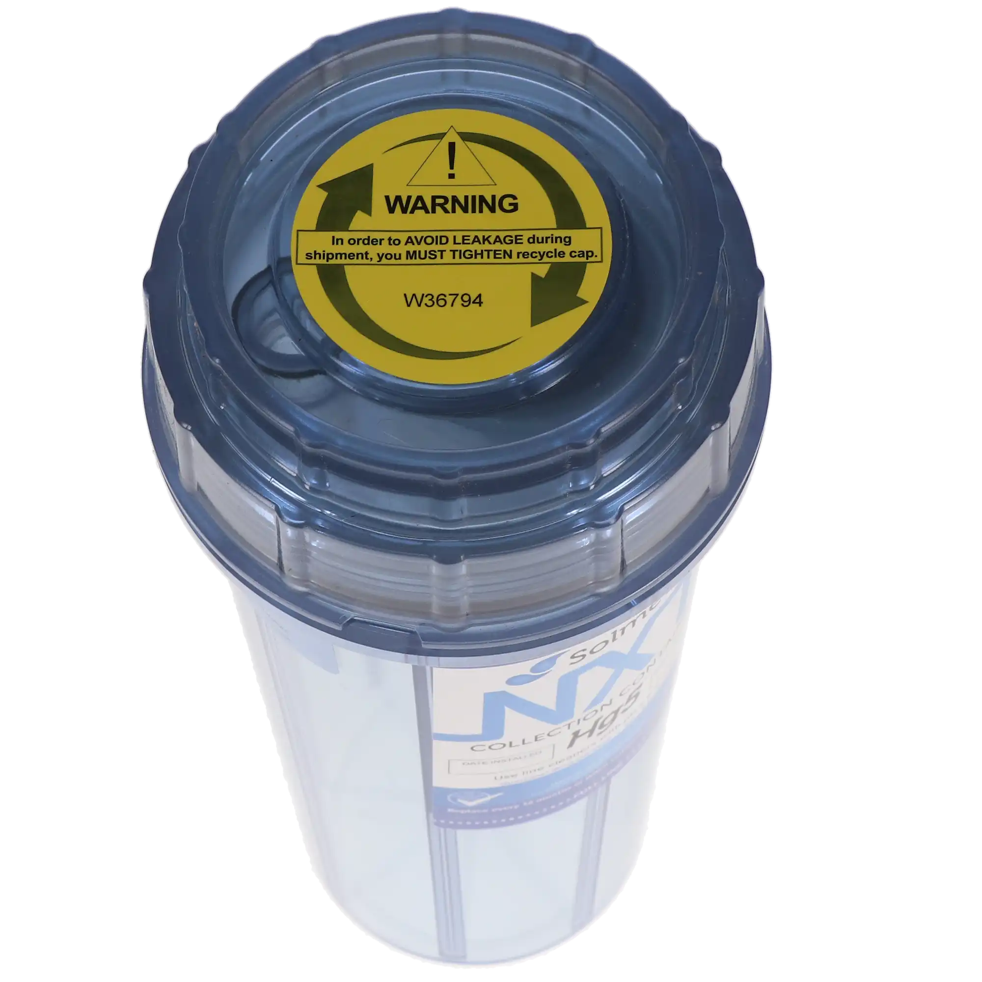 Solmetex NXT Hg5 Collection Container with Recycle Kit, NXT-HG5-002CR, 1/Pack thumbnail 3