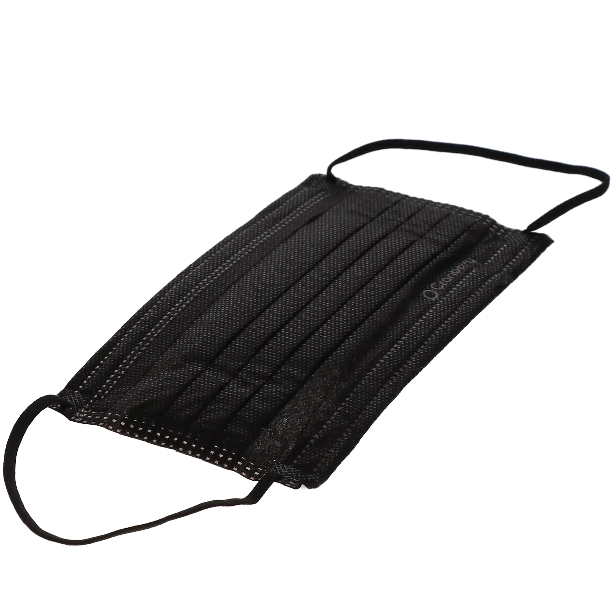 Cranberry Carbon ASTM Level 3 Earloop Face Mask, 4-Ply, Black, 50/Box, C2900K thumbnail 8