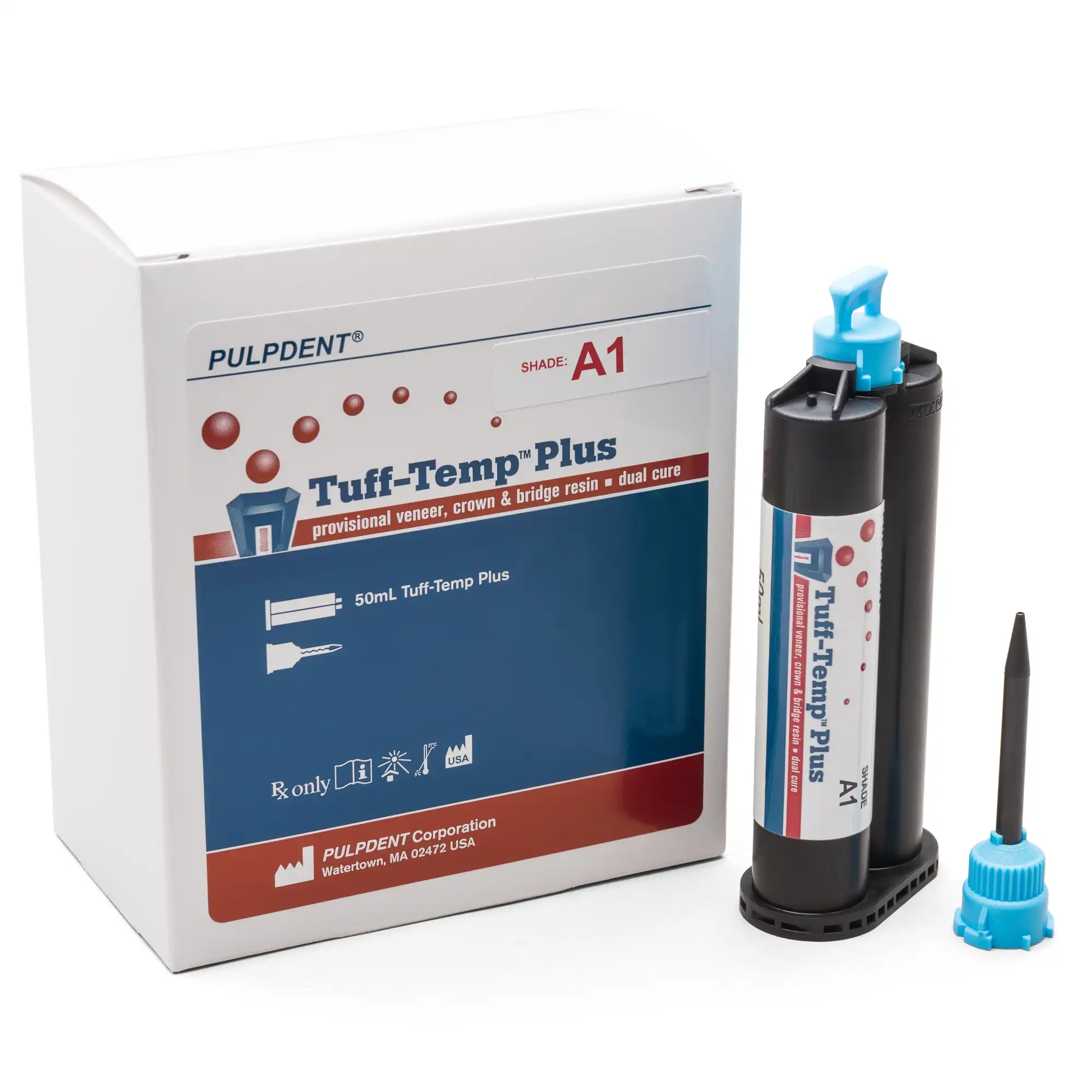 Tuff-Temp Plus Automix Cartridge, Shade A1, 50 mL, Refill with 10 Automix Tips, TTP50A1 thumbnail 9