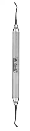 Hu-Friedy XTS Smooth Satin Steel Composite Filling Instrument, Goldfogel Contouring #9, Double-Ended, 1/Pk thumbnail 2