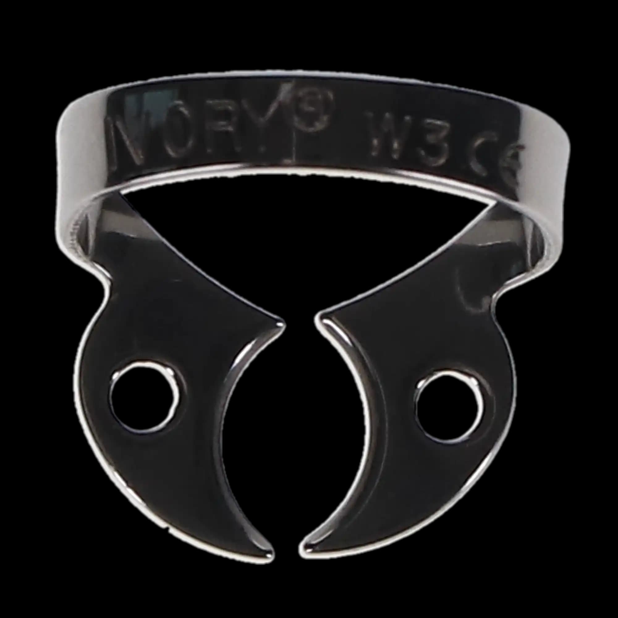 Ivory Stainless Steel Wingless Rubber Dam Clamp #W3, Small Lower Molars, 1 Each, 50057522 thumbnail 8