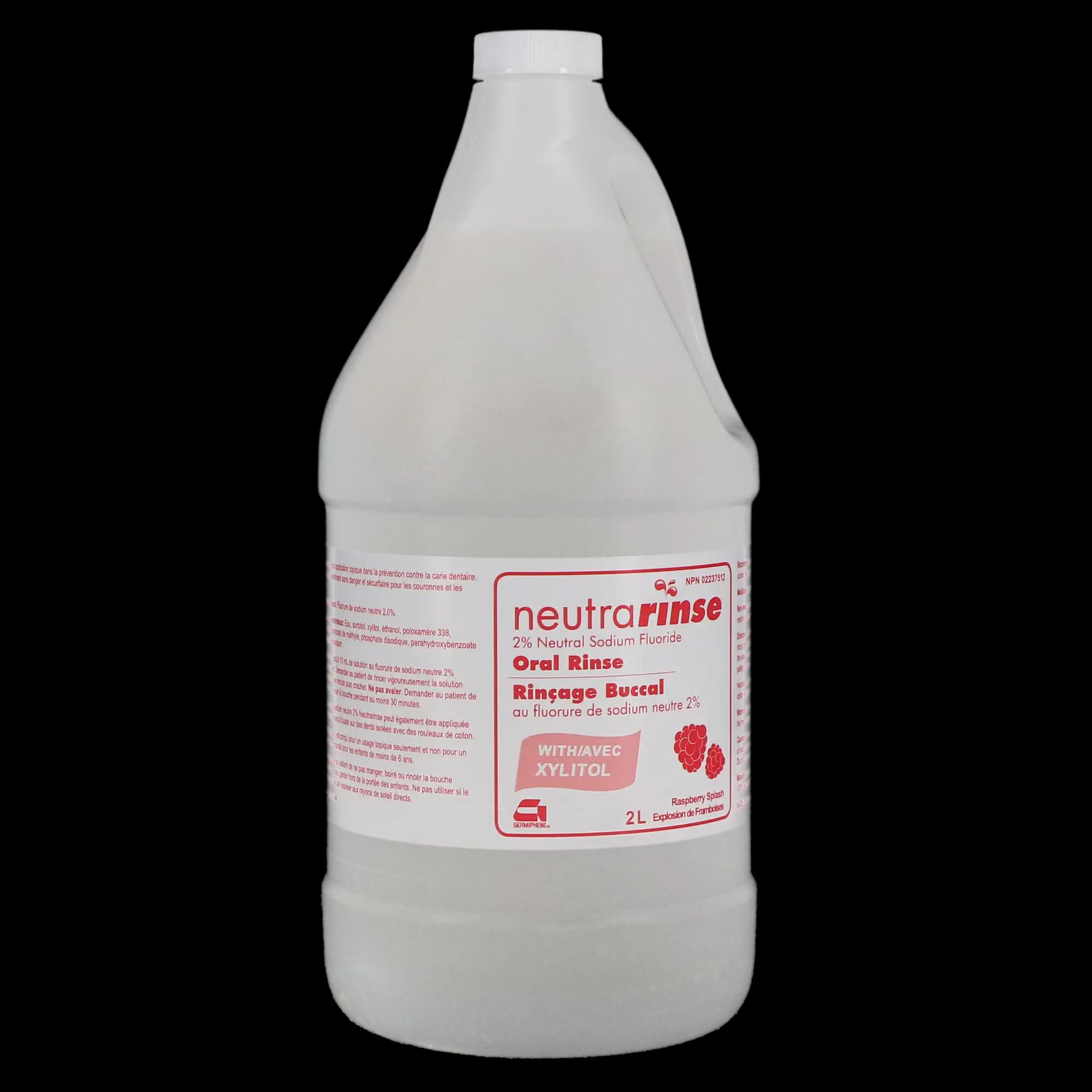 NeutraRinse 2% Neutral Sodium Fluoride Oral Rinse, 2 L, Raspberry Splash, 1/Pk, NR-VB - NeutraRinse 2% Neutral Sodium Fluoride Oral Rinse, 2 L, Raspberry Splash, 1/Pk, NR-VB - Image 1