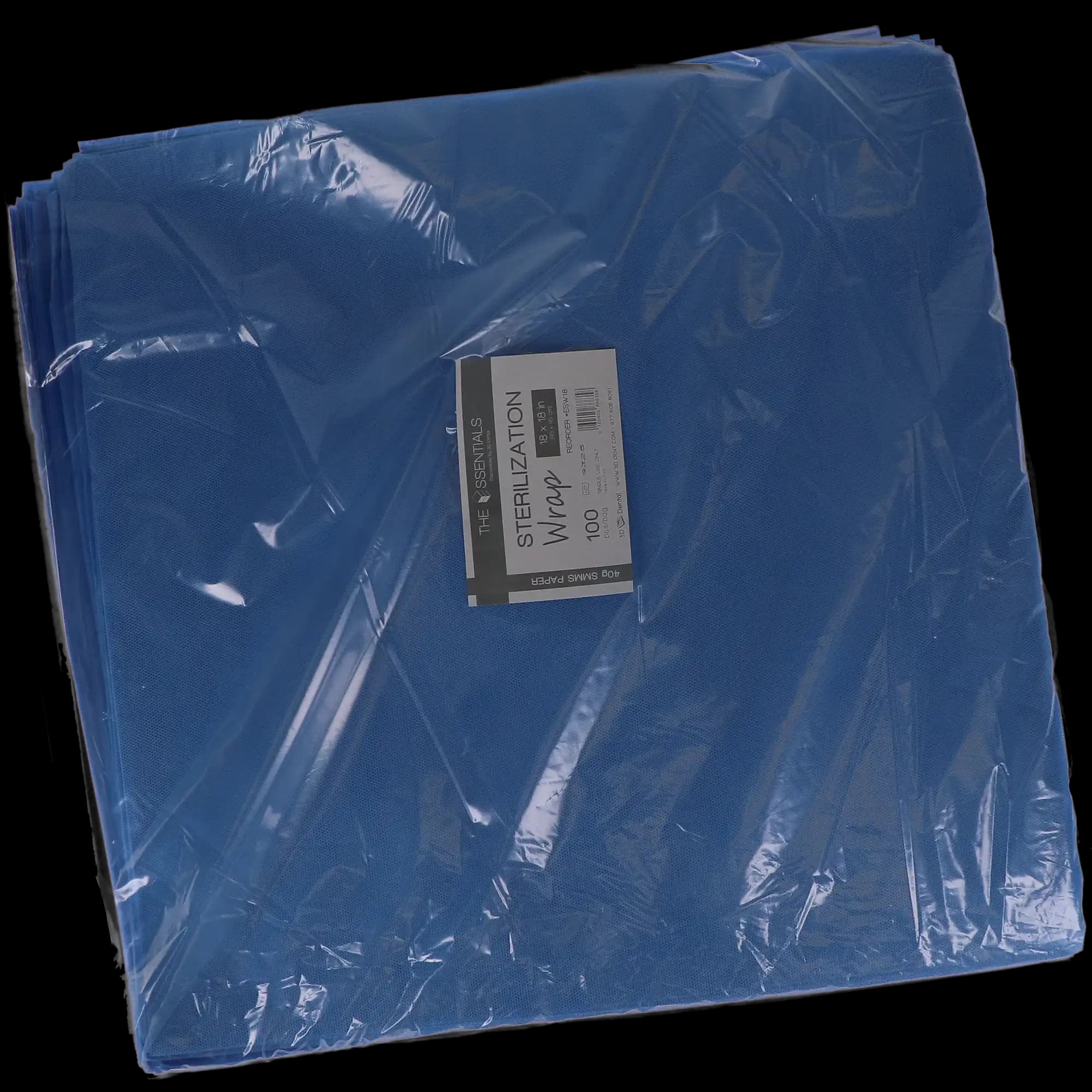3D Dental Sterilization Wrap, 18 x 18 inches, Case of 1000 (10 bags/100) thumbnail 2