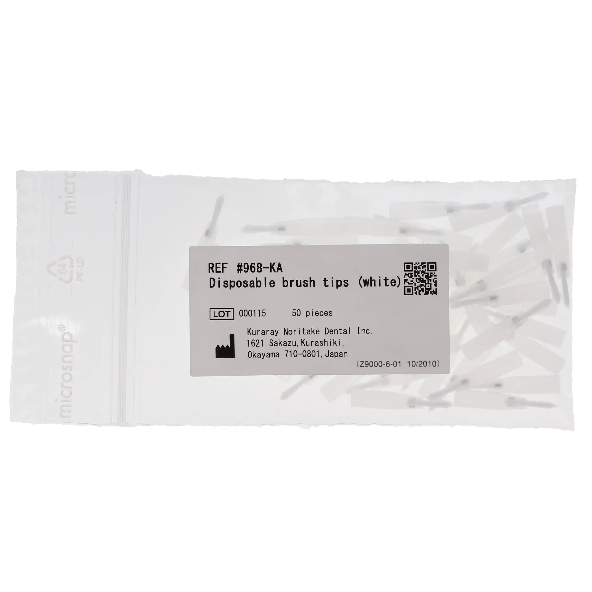 Clearfil Disposable Brush Tips, Refill, White, 50/Pk, 0968KA thumbnail 6