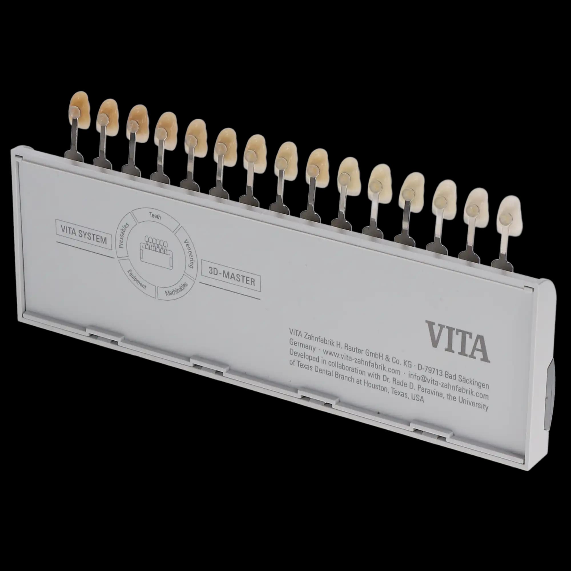 VITA Vitapan 3D-Master Bleached Shade Guide, 29 ADA Shade Levels, Autoclavable, 1/Pk, B361 thumbnail 9
