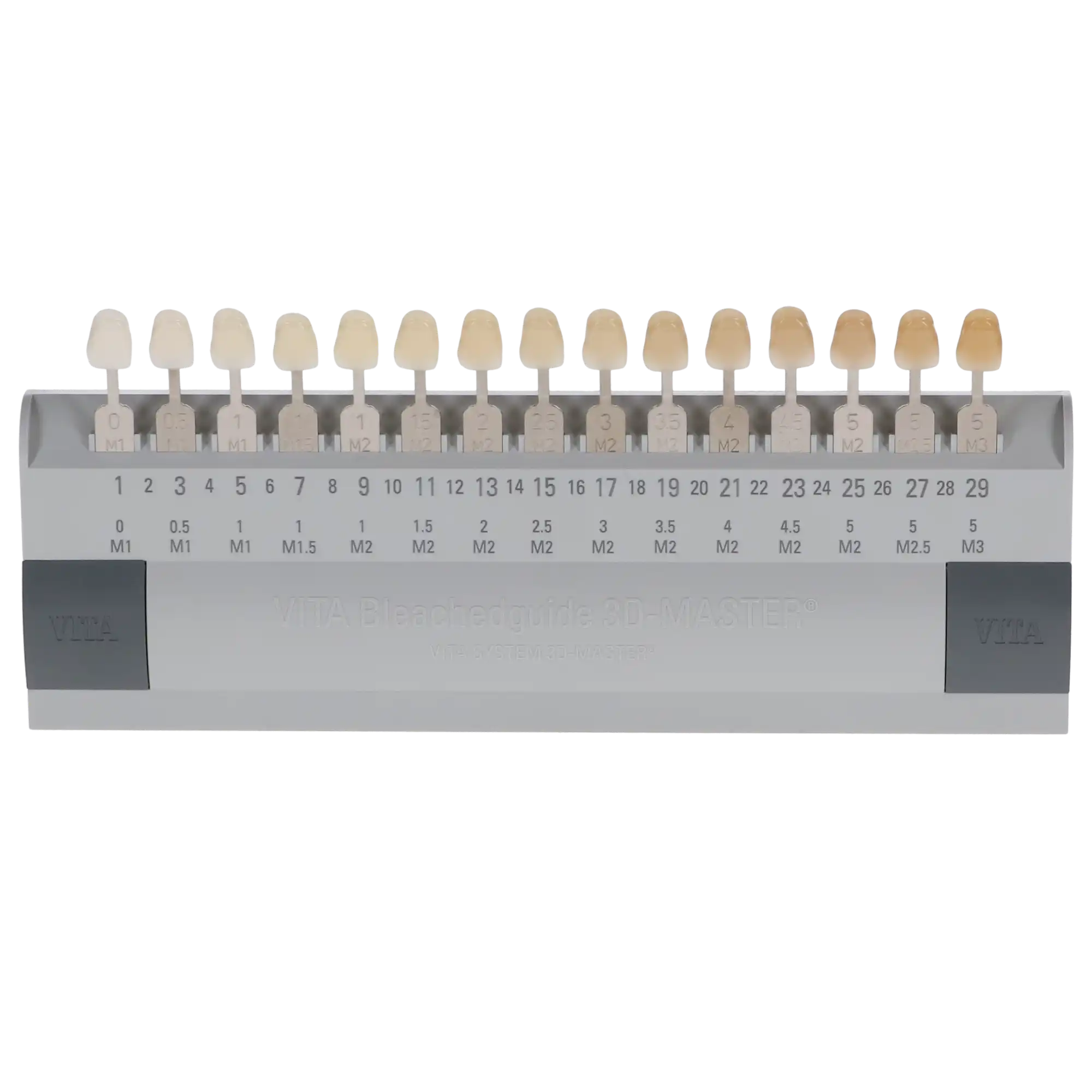 VITA Vitapan 3D-Master Bleached Shade Guide, 29 ADA Shade Levels, Autoclavable, 1/Pk, B361 thumbnail 12