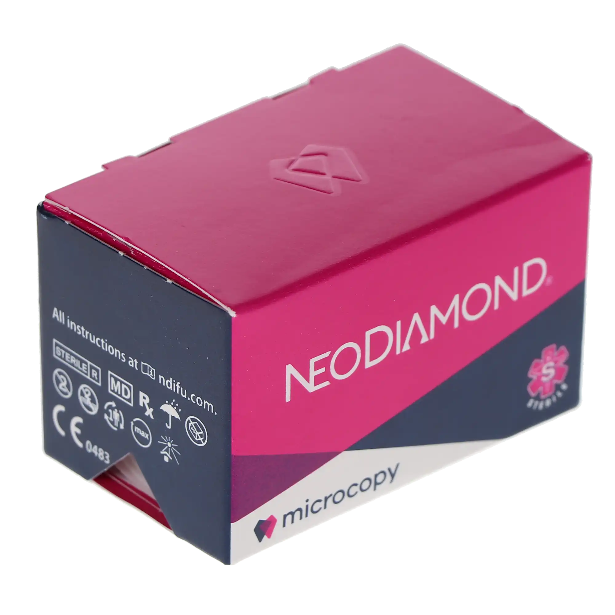 NeoDiamond Operative Diamond Single-Use Bur, FG, Flat End Cylinder, 1.2 mm, Coarse, 25/Pk, 0712C thumbnail 4