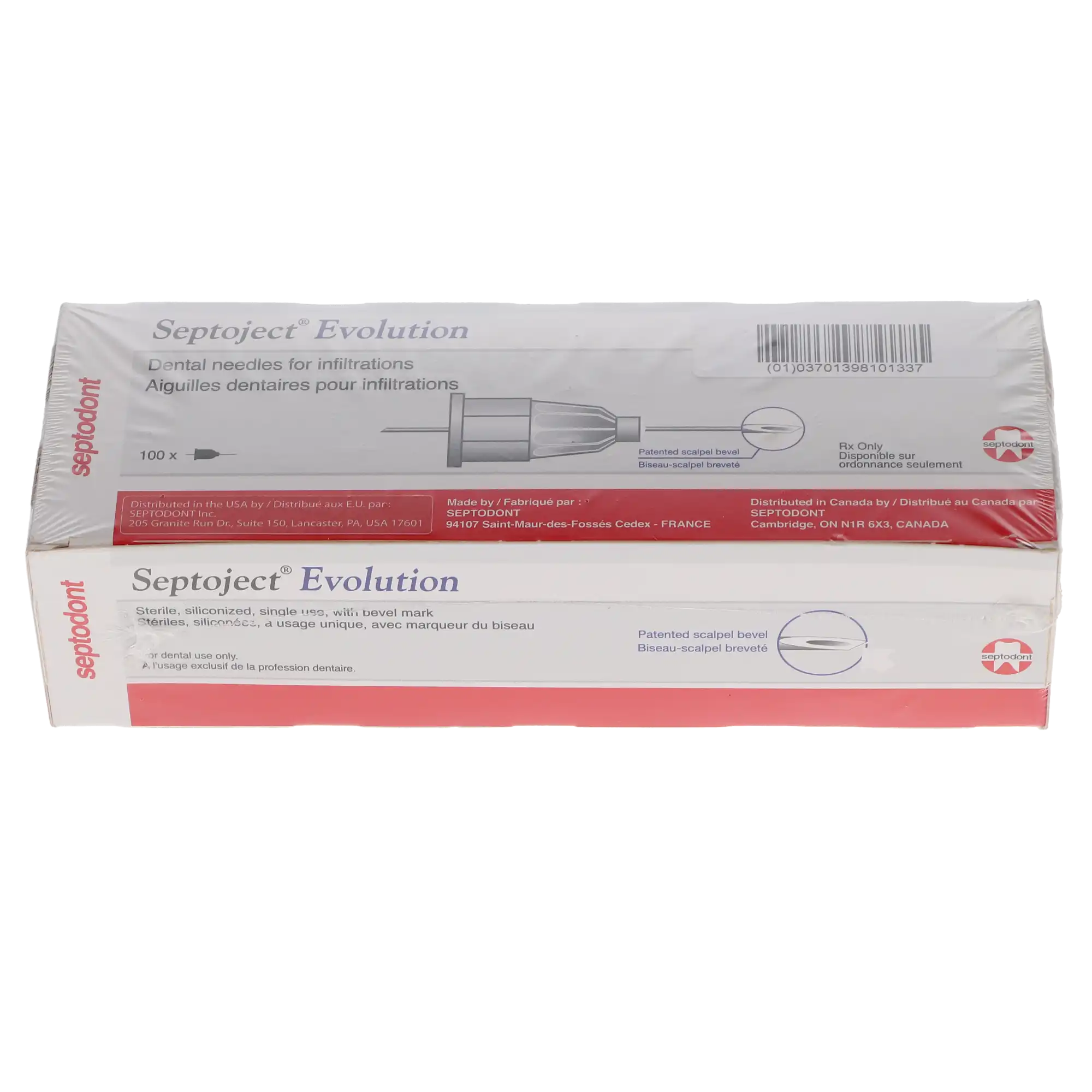 Septoject Evolution Dental Infiltration Needles, 27 Gauge, Short, 25 mm, Orange, 100/Box, 01N1600 thumbnail 5