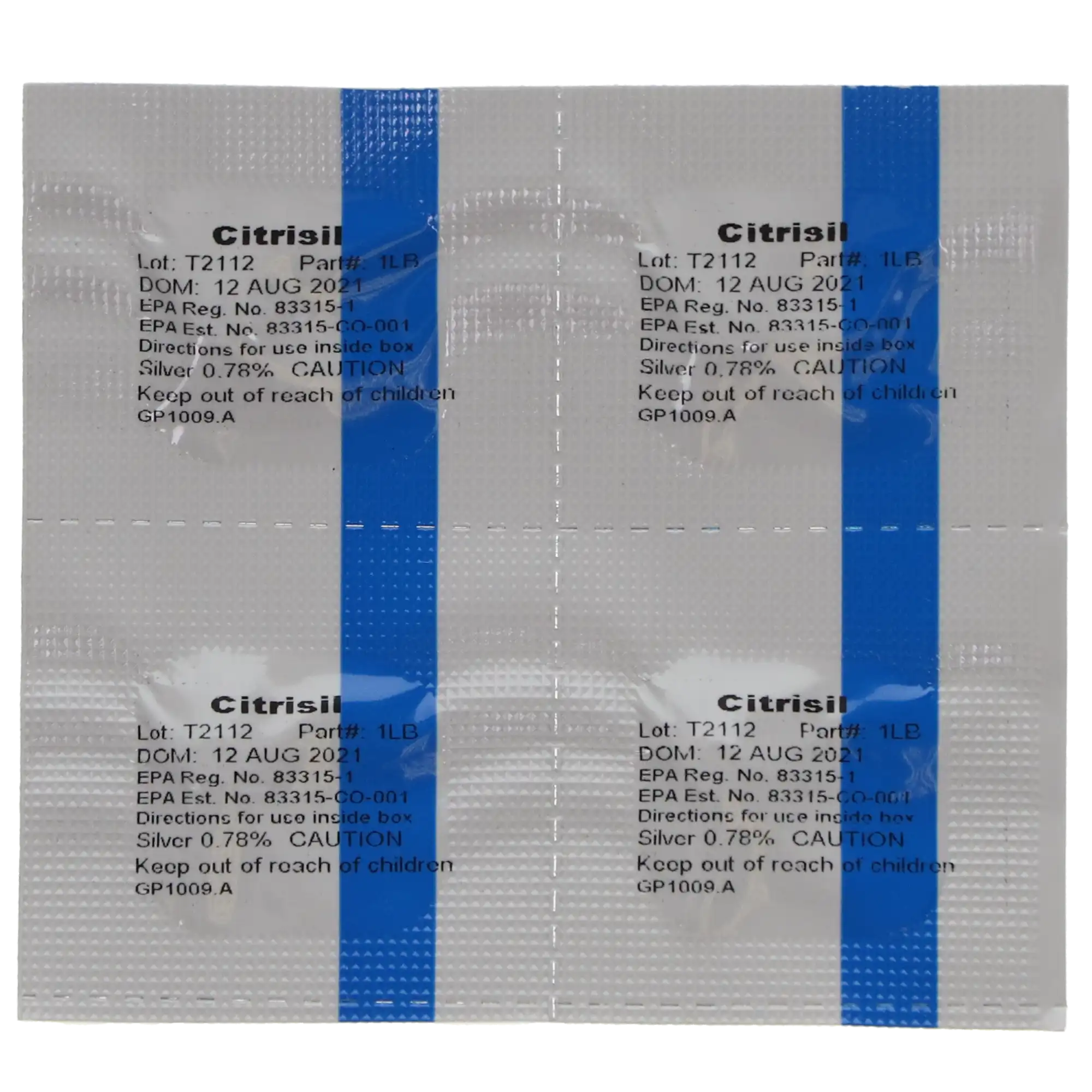 Sterisil CitriSil Dental Waterline Cleaner Tablets, Blue, 1L, 50/Pk (48 Maintenance + 2 Shock), C50-B thumbnail 5