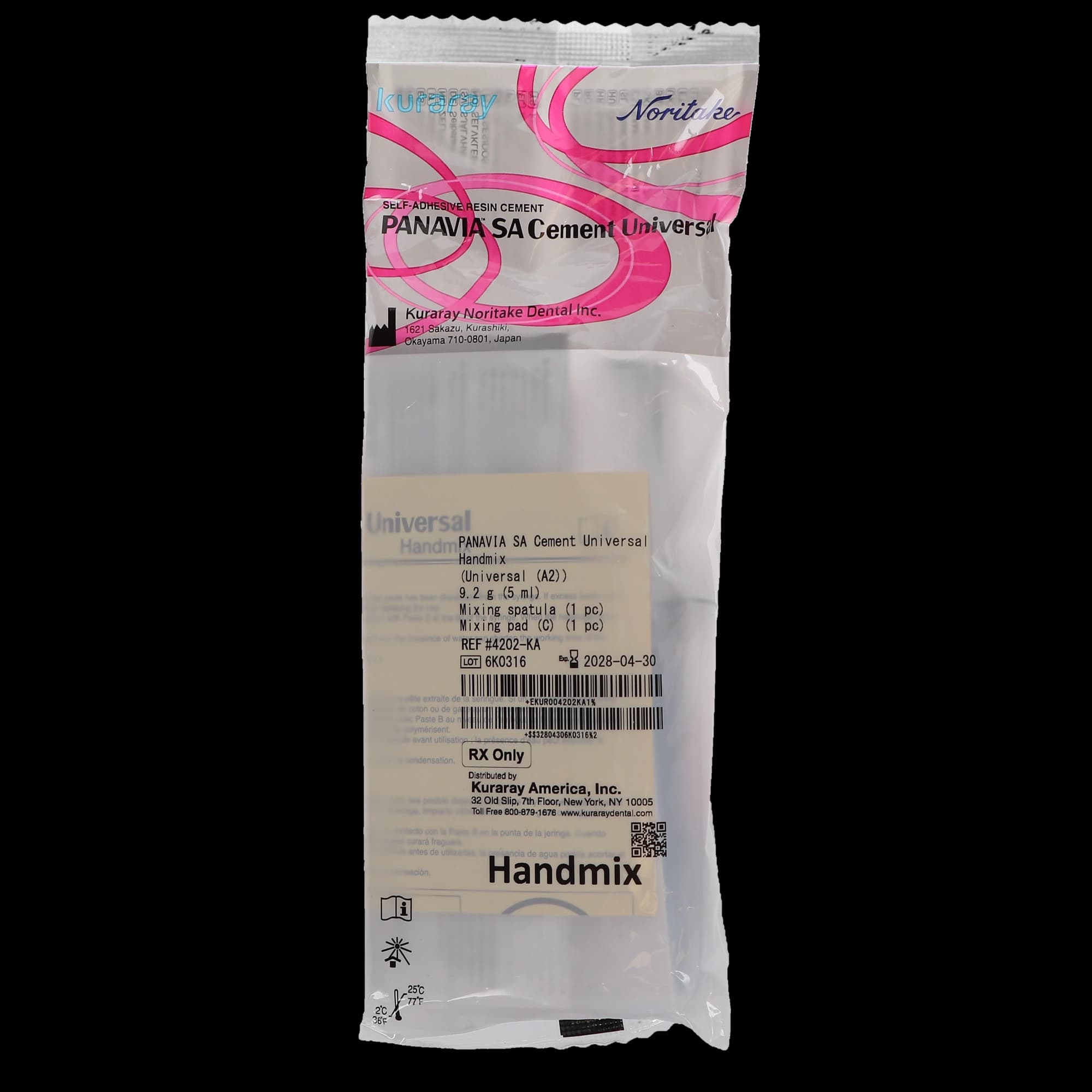 Panavia SA Cement Universal Handmix Syringe Refill, Universal (A2), 9.2g/5mL, 1/Pk, 4202KA thumbnail 11