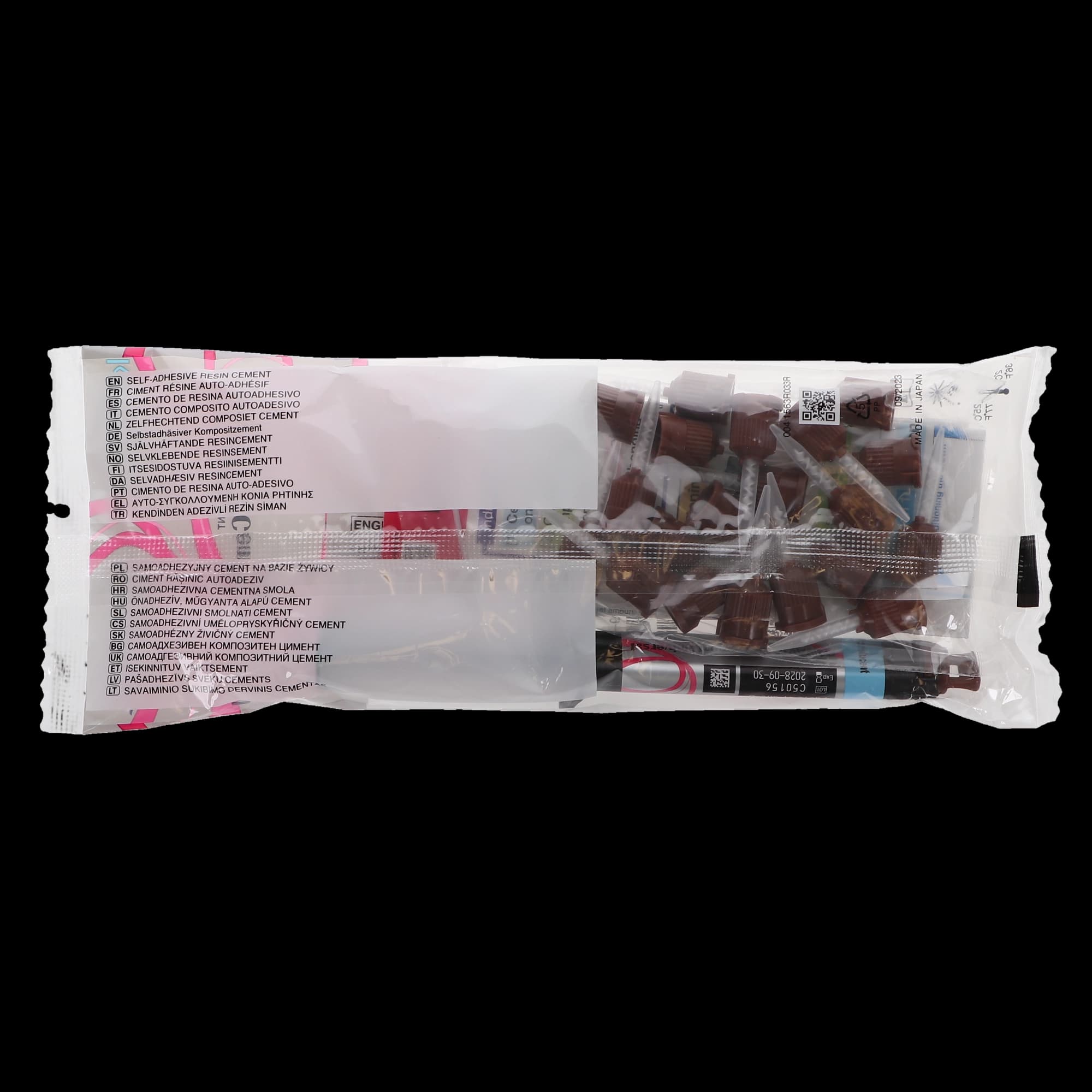 Panavia SA Cement Universal Automix Refill, Translucent, 4.6 mL (8.2 g) Syringe with 20 Mixing Tips, 4214KA thumbnail 10