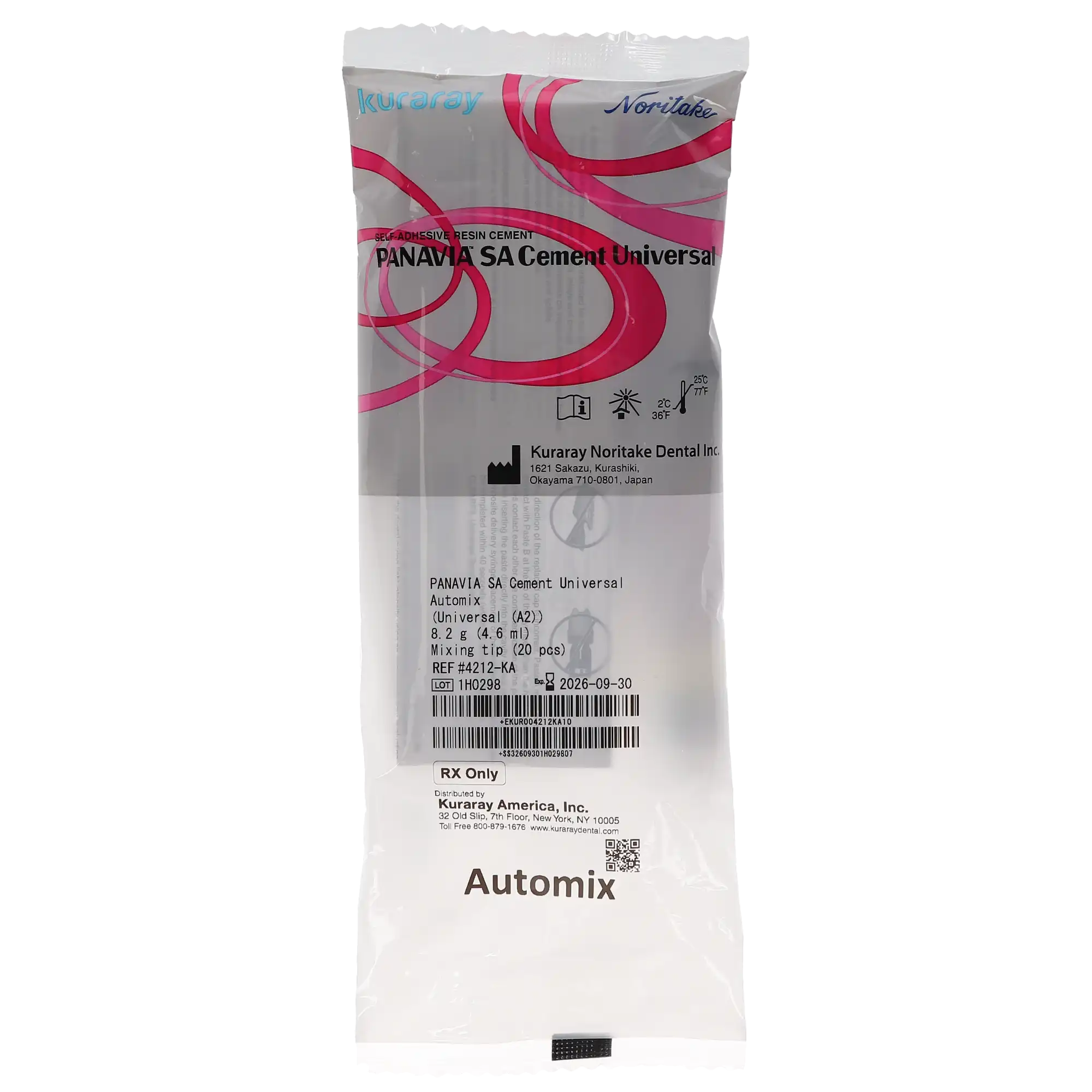 Panavia SA Cement Universal Automix Refill, Universal (A2), 4.6 mL (8.2 g) Syringe with 20 Mixing Tips, 4212KA thumbnail 10