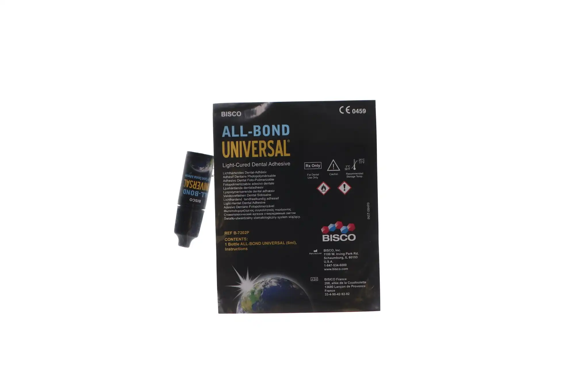 Bisco All-Bond Universal Light-Cure Dental Adhesive, Refill, 6 mL/Bottle, 1/Pack, B-7202P thumbnail 4