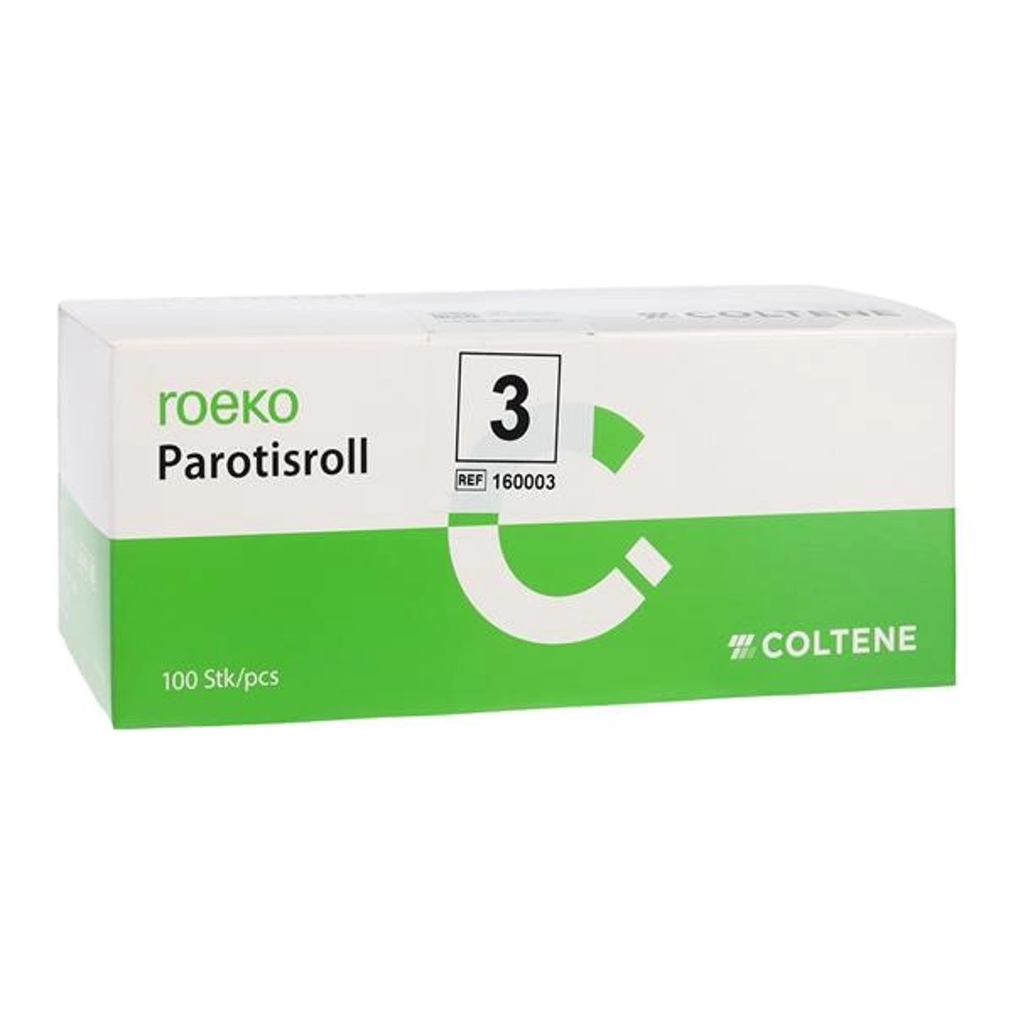Roeko Parotisroll #3 Non-Sterile Cotton Rolls with Plastic Rod, 3/8" x 4" (10 x 100 mm), 100/Box, 160003 thumbnail 4