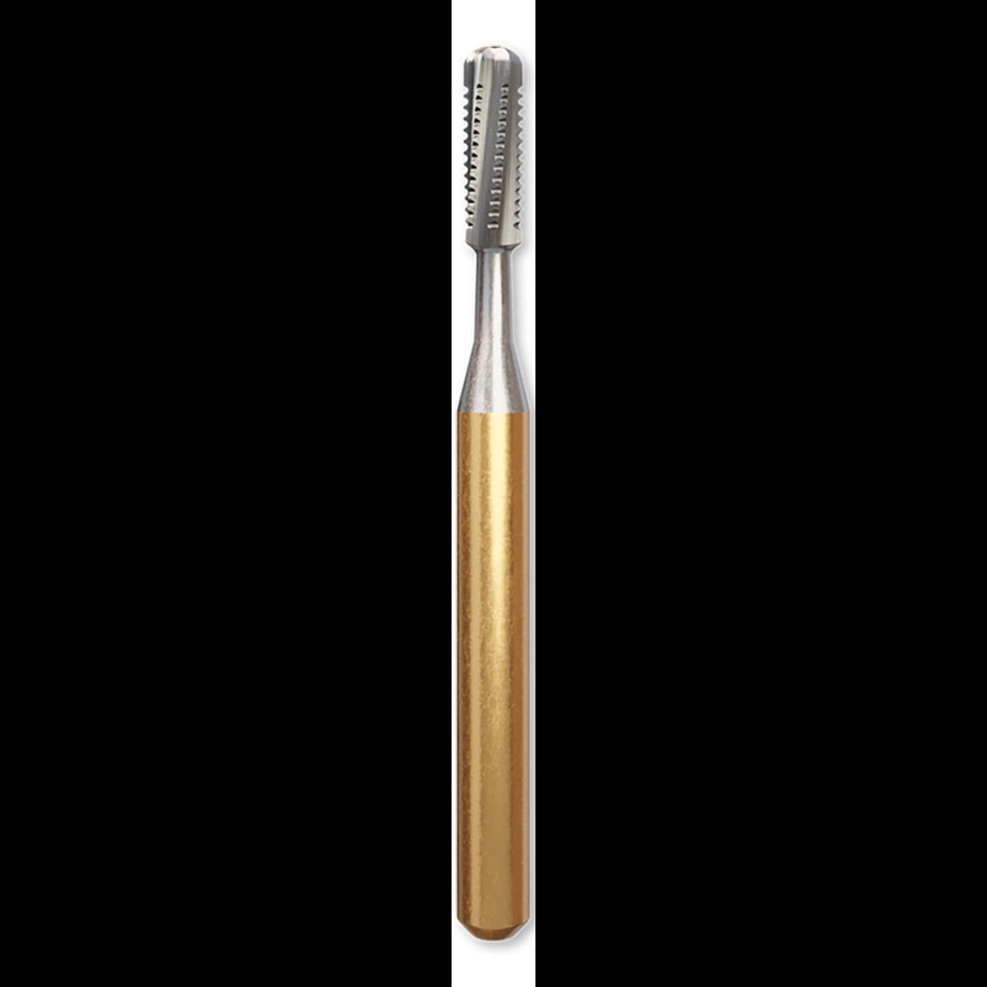 Alpen Speedster Carbide Bur, FG, Round End Cross Cut Fissure, #1558G, 1.2 mm, 100/Pk, R41558GC thumbnail 2