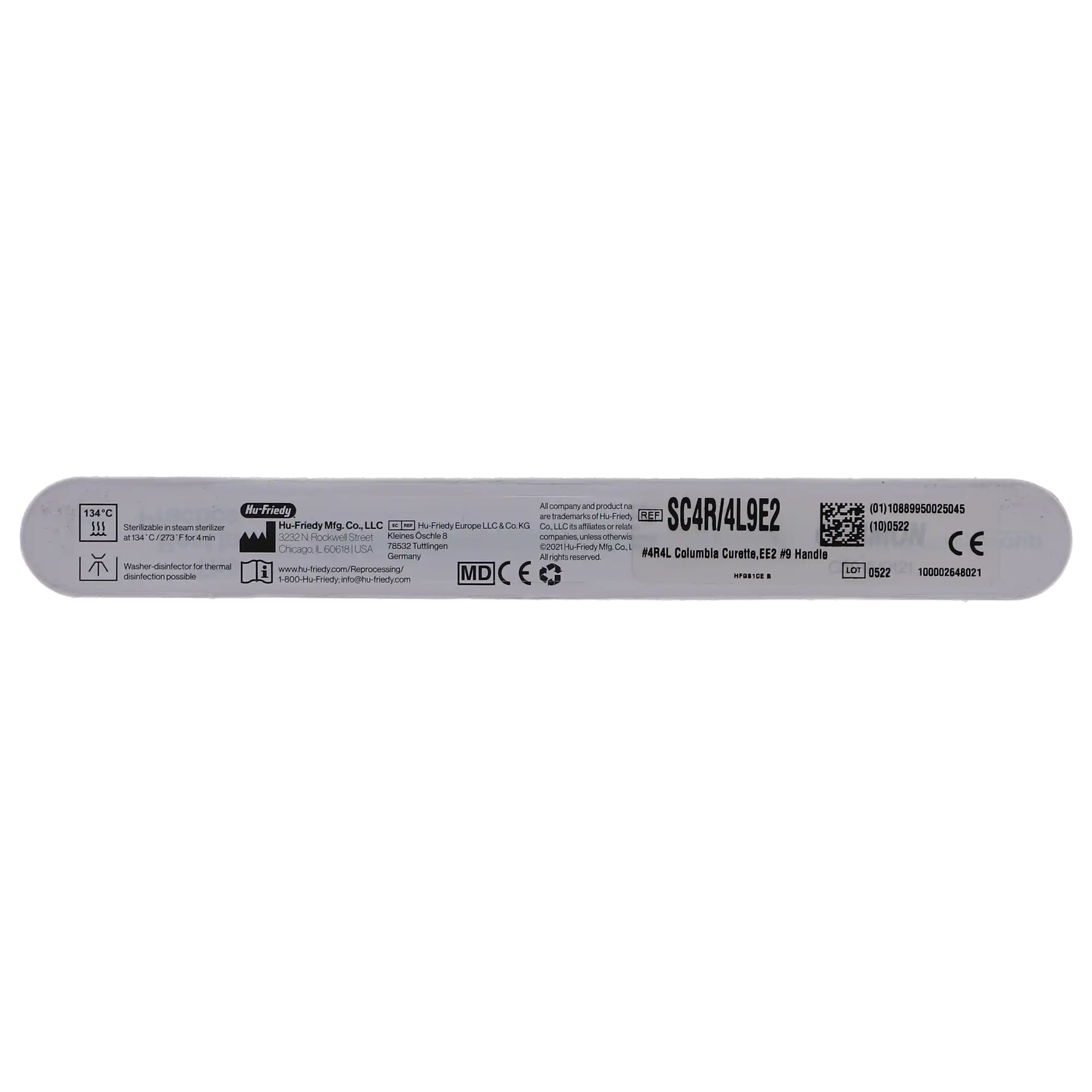 Hu-Friedy EverEdge 2.0 Columbia 4R/4L Universal Curette, Double-Ended, #9 Handle, SC4R/4L9E2 thumbnail 4