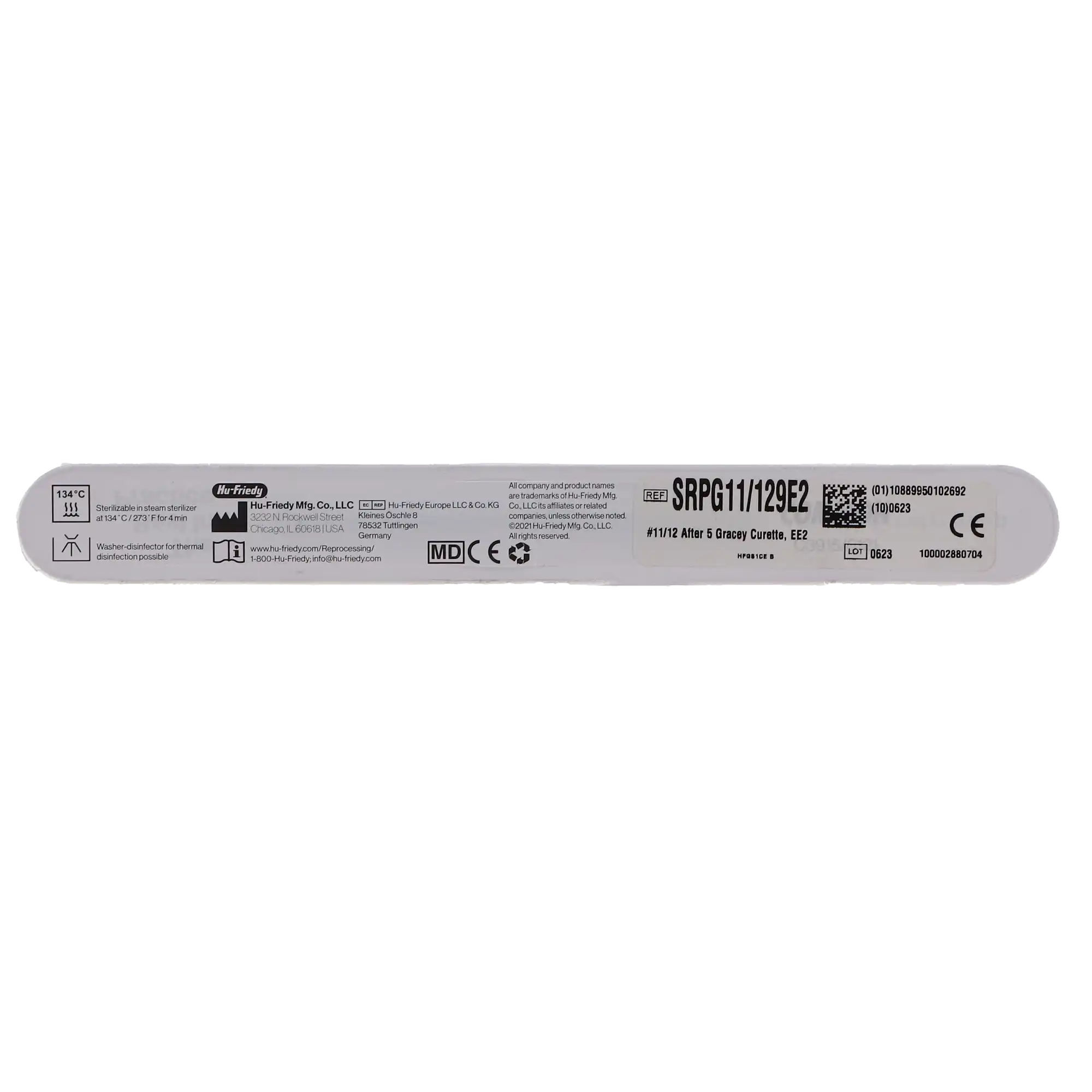 Hu-Friedy After Five Gracey Curette 11/12, Double-Ended, #9 EverEdge 2.0 Handle, SRPG11/129E2 thumbnail 4