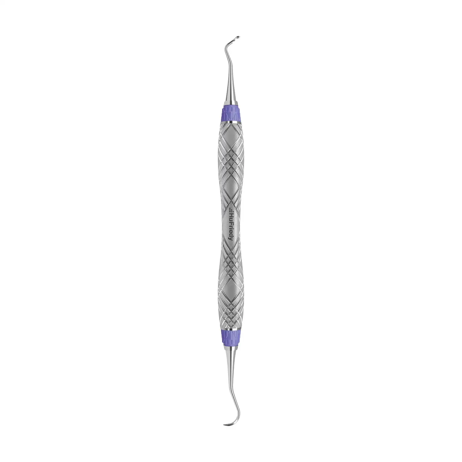 Hu-Friedy Sickle Scaler H5/Nevi 1 Double-Ended, #6 Satin Steel Handle, Anterior, SNEV1/H56 thumbnail 2