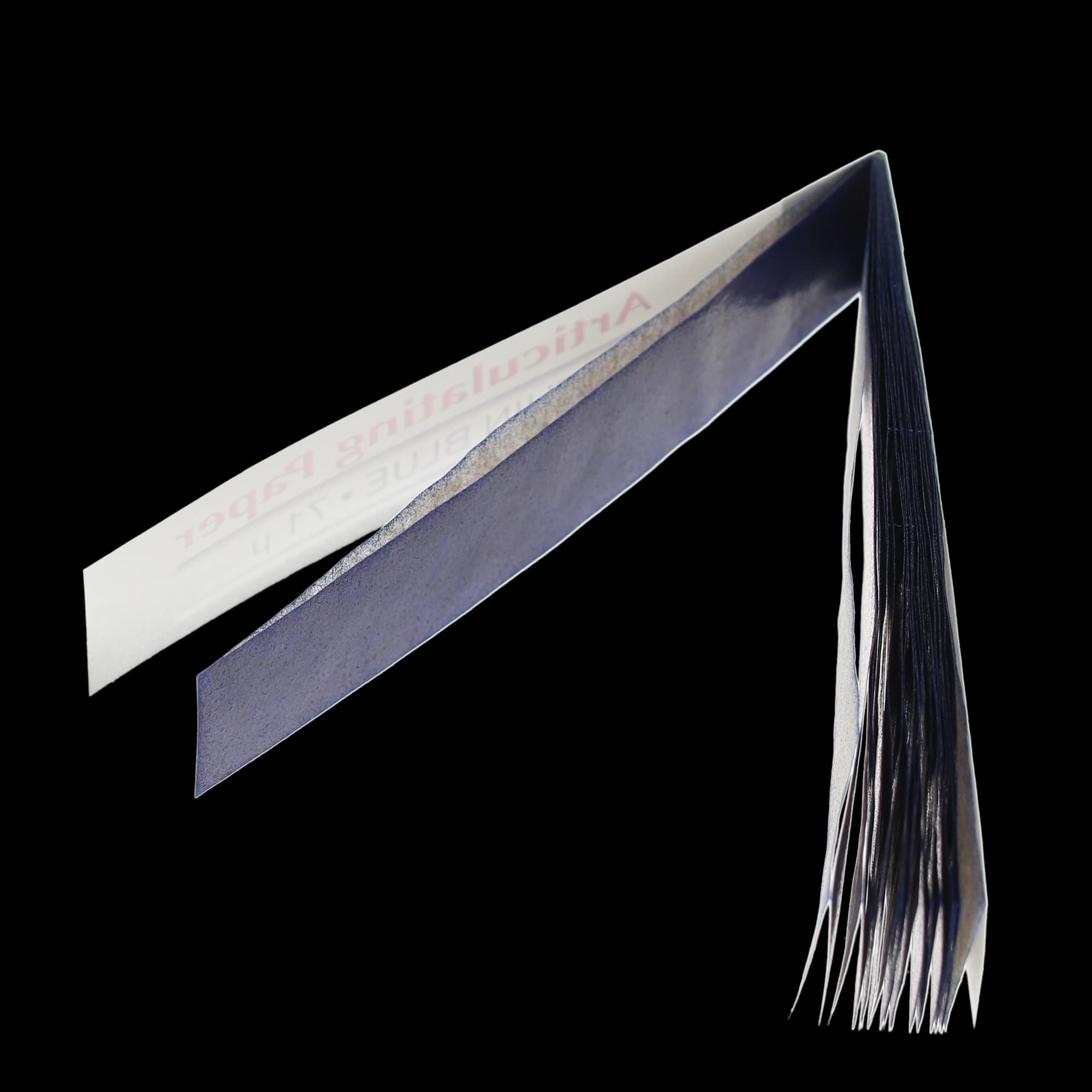 Prehma Articulating Paper, Thin, 101.60 Microns, Blue, 144 Sheets (12 Books x 12), 04-00222 thumbnail 5