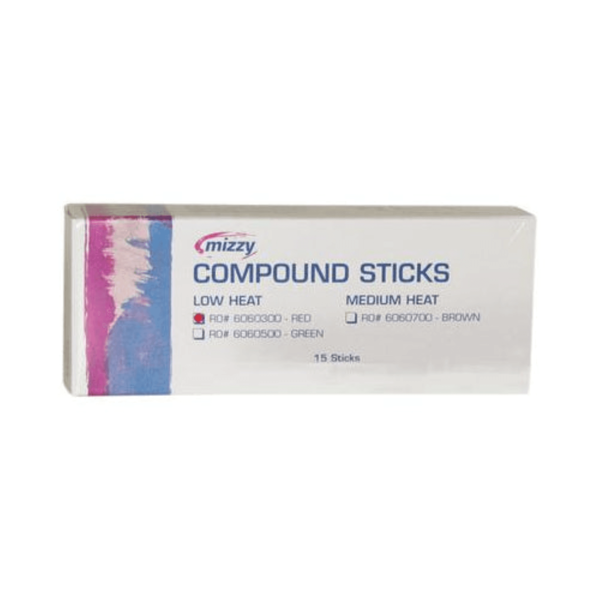 Mizzy Compound Sticks, Red Low Heat, 4.5 oz (128g), 15/Pkg, 6060300 thumbnail 2